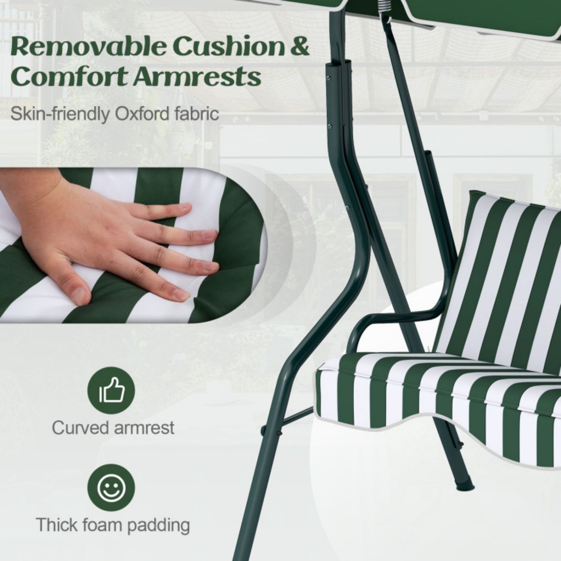 Poinic CWQ70491GN Swing-Gliders - View #4