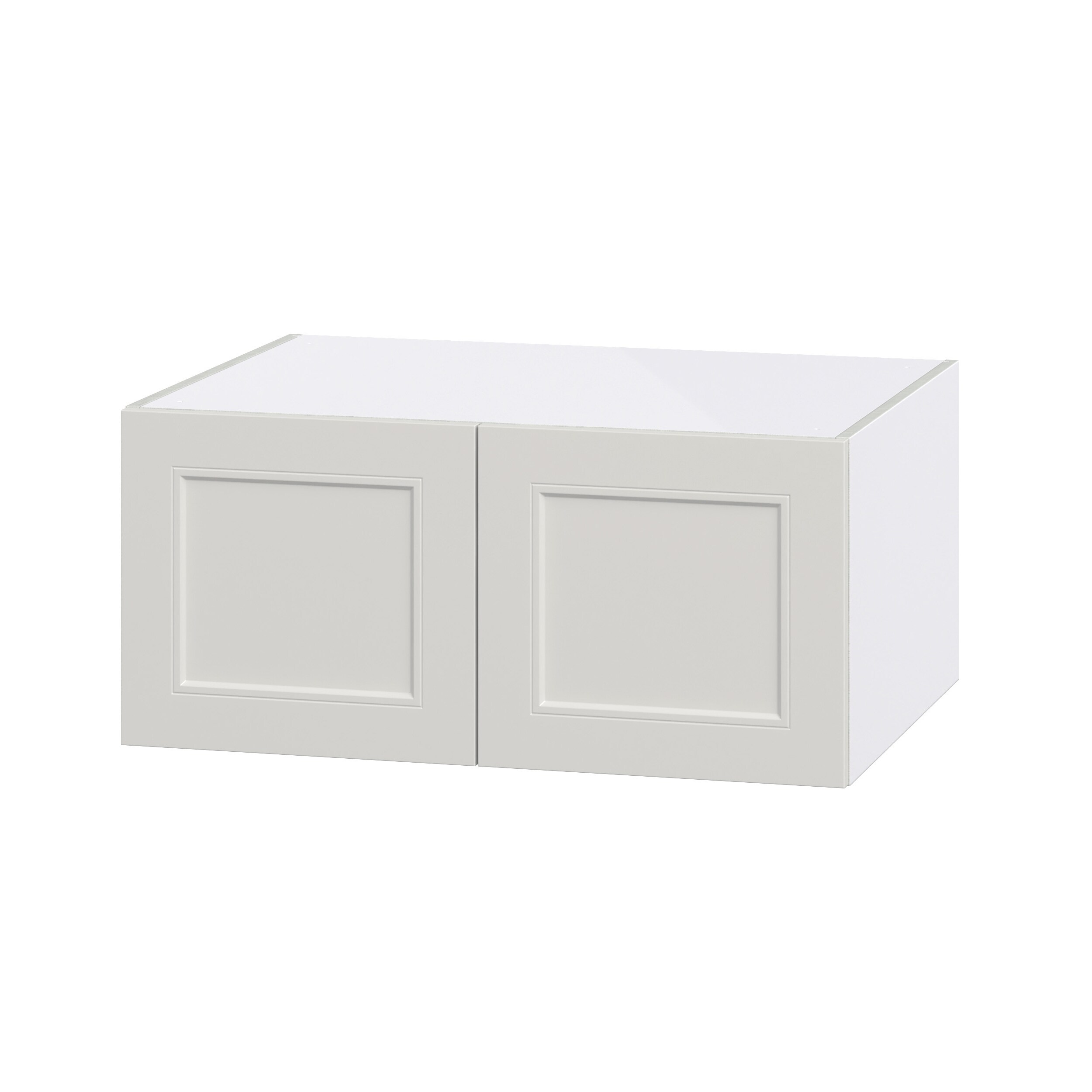 Hugo&Borg DSW331524-BE Belcourt 33-in W x 15-in H x 24-in D Painted Light Gray Wall Fully assembled Cabinet (Recessed Panel Shaker)