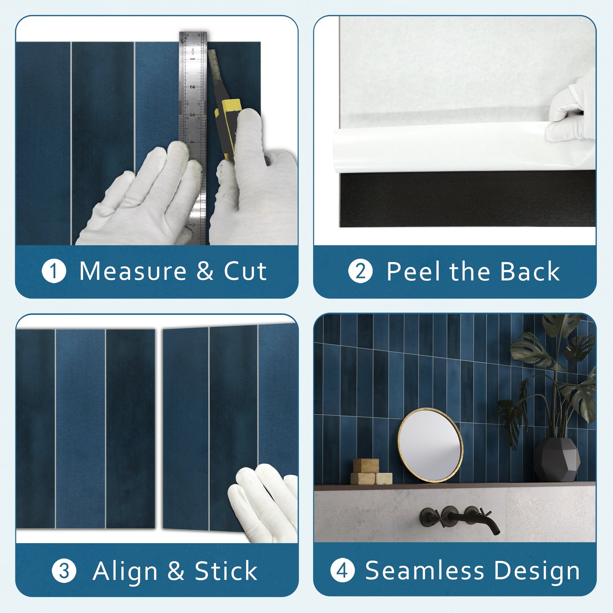SUNWINGS SQAPTN-BLU-20 Ceramic-Tile - View #9