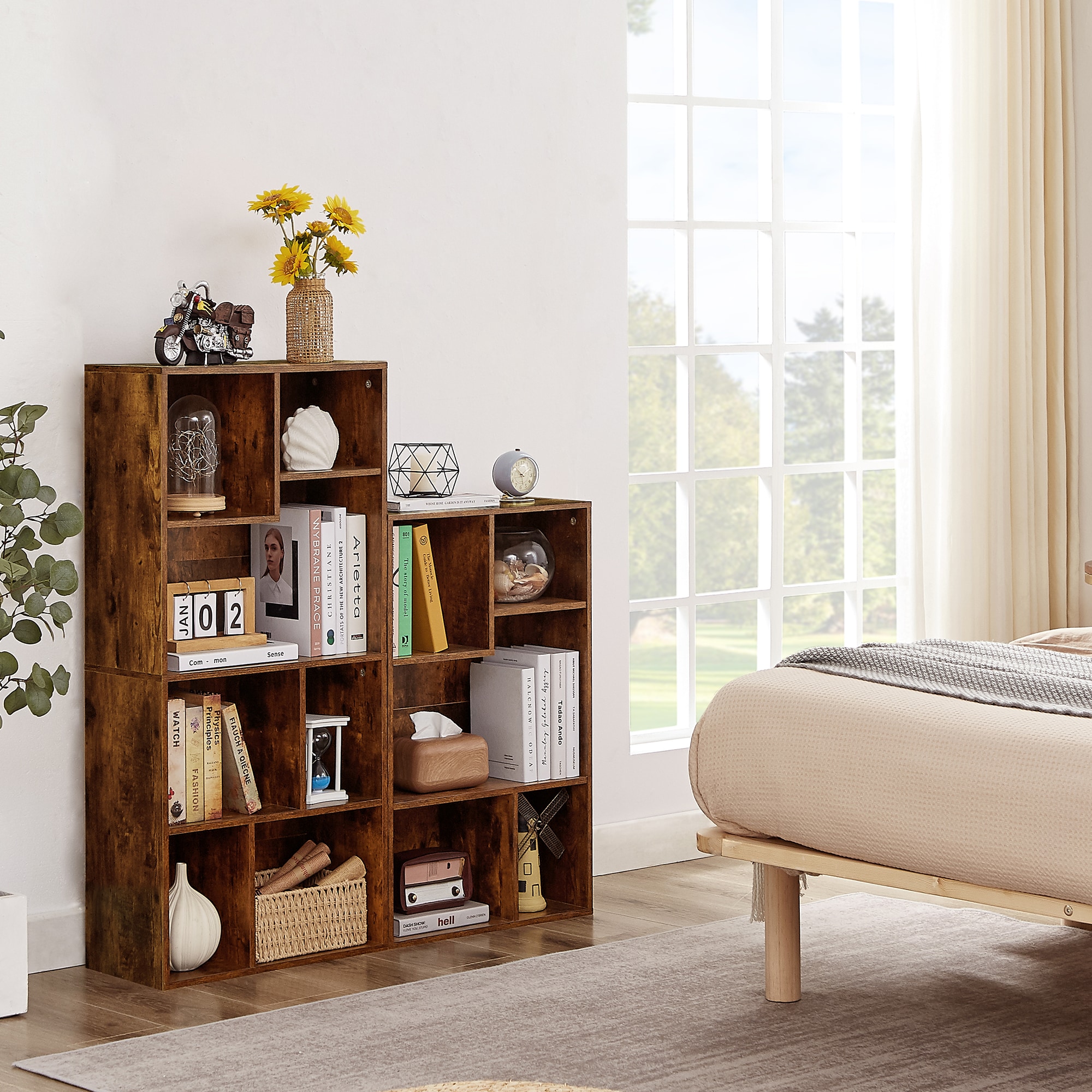 Vecelo LOE-B11-BRN bookcases - View #7