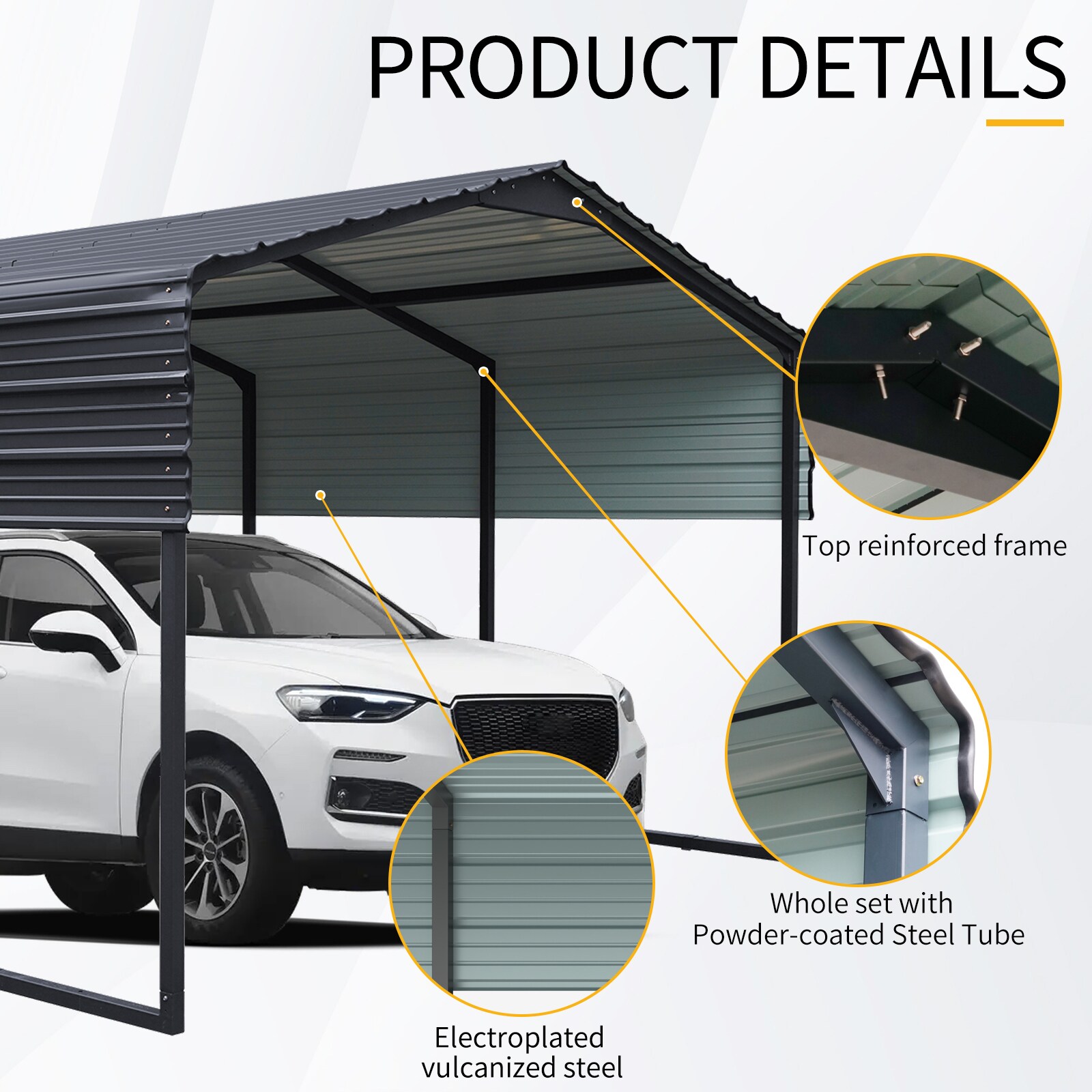 Xspracer ML-CH037WS Carport-Covers - View #3