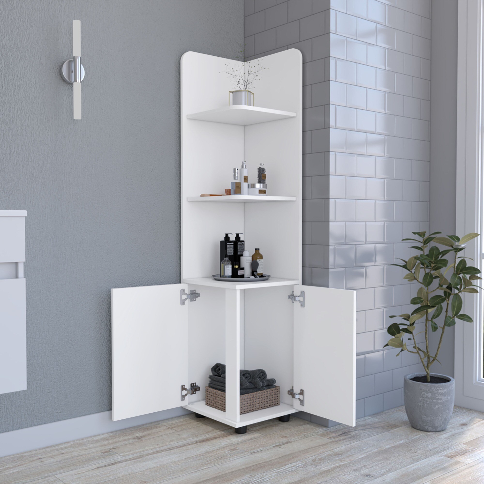 HyperDrop Cart ZW-B07092128 Linen-Cabinets - View #4