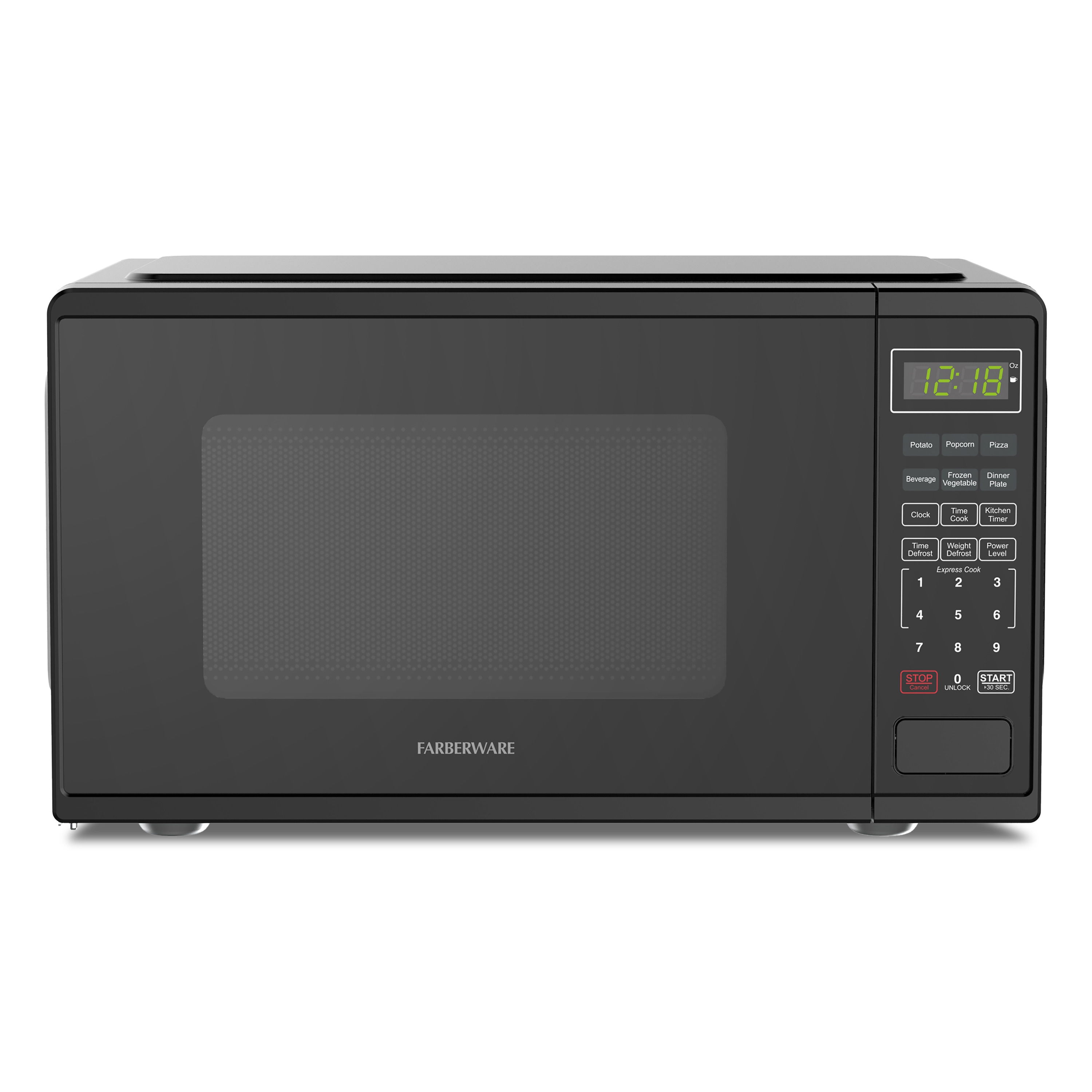 FARBERWARE 0.9-cu ft 900 -Watt Countertop Convection Microwave ( Black )