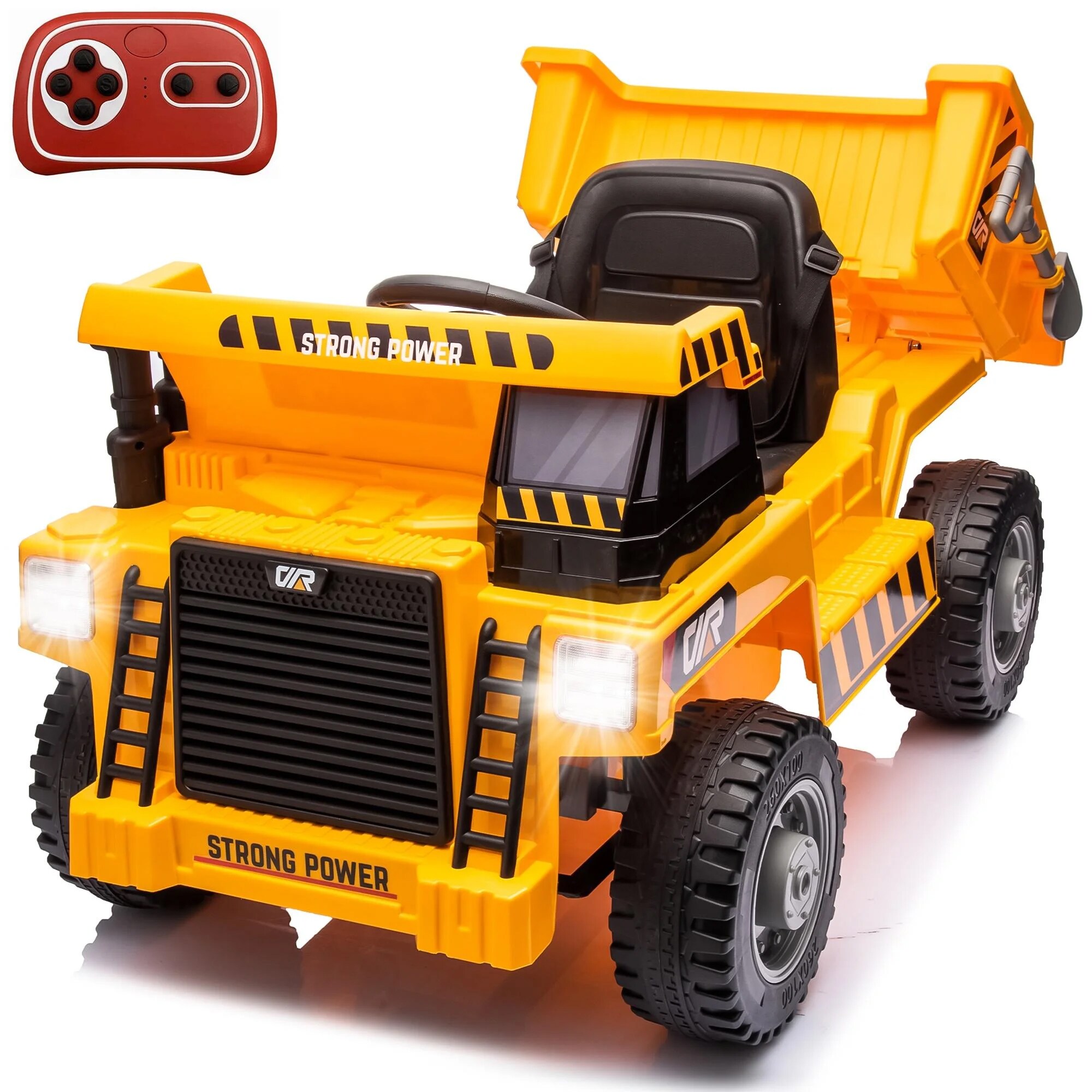 Gaierptone YYLVV3VB74L 46.85-in Yellow 12-volt Toy Car (Battery Charger Included)