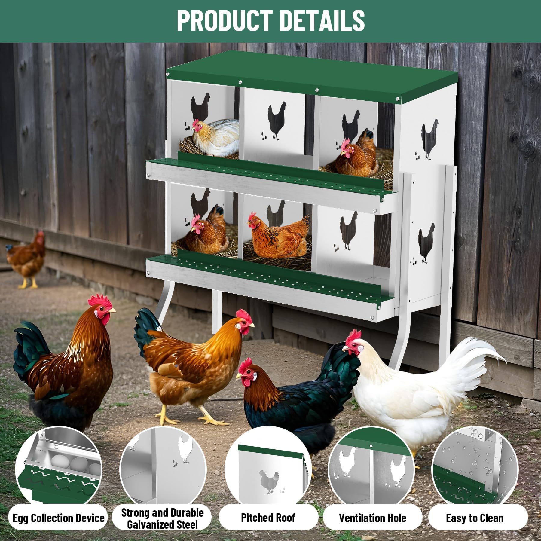 DEXSO ENCOREPHOBA6466 Chicken-Coops-Rabbit-Hutches - View #5