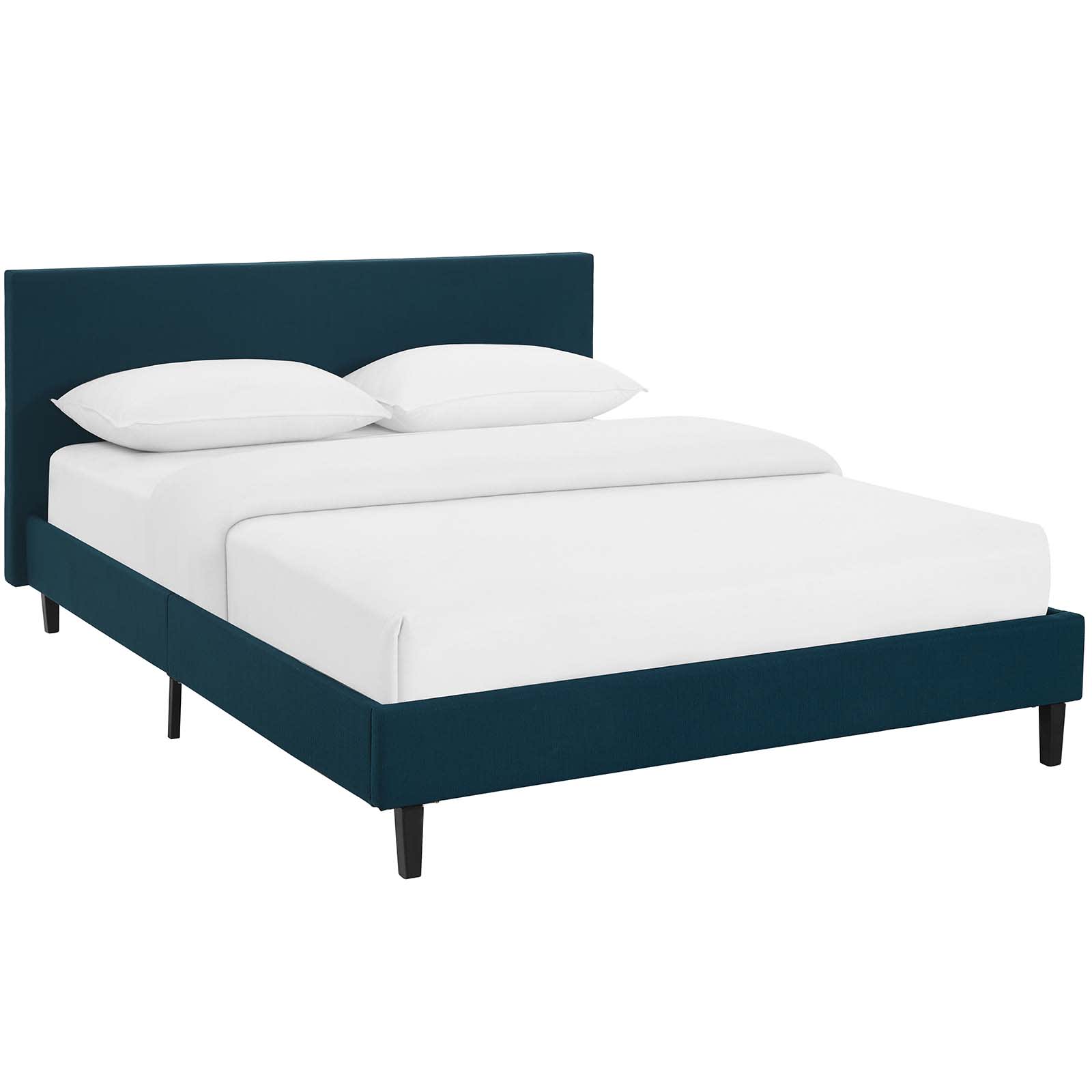  Anya Fabric Full Bed in Azure