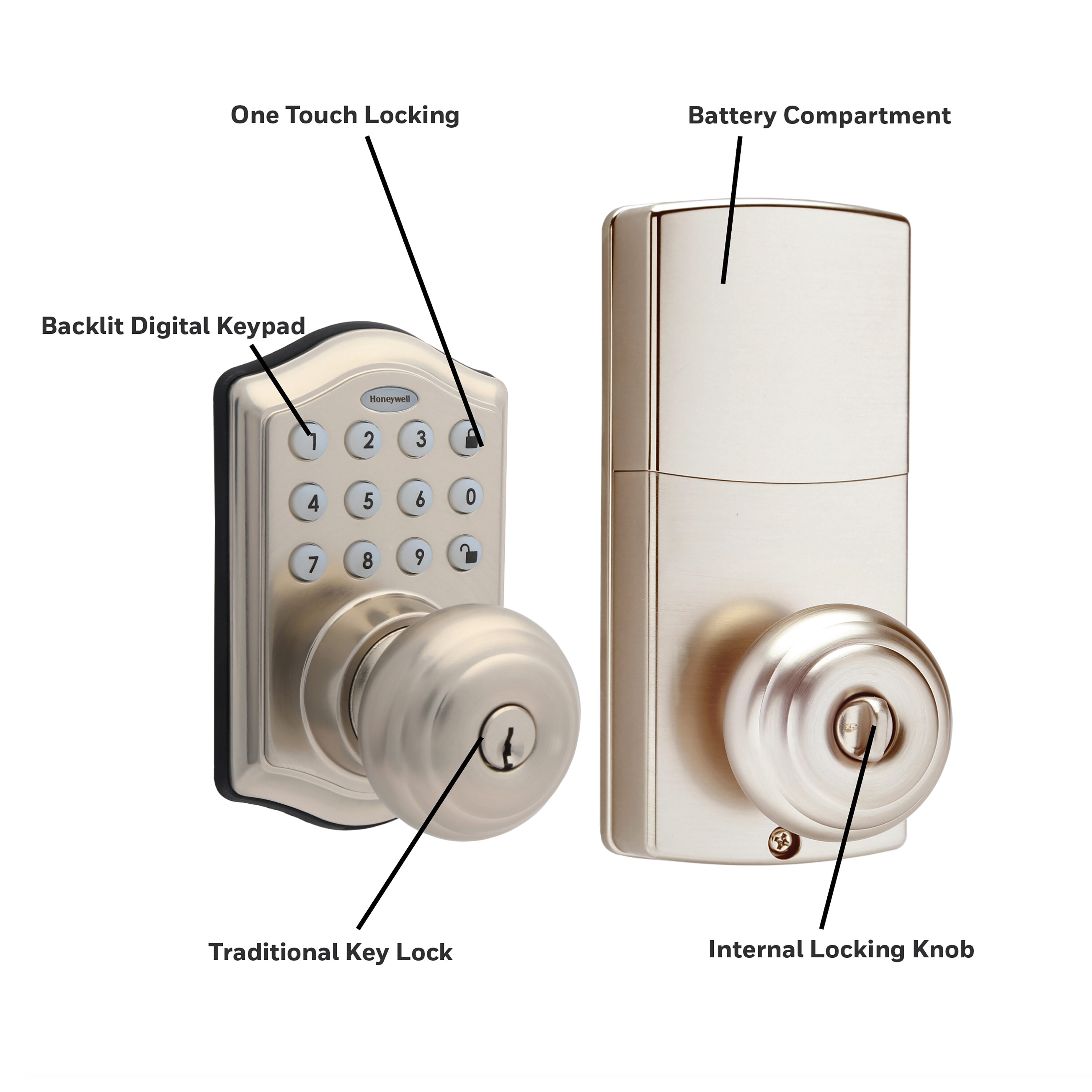 Honeywell 8732301L Electronic-Door-Locks - View #14
