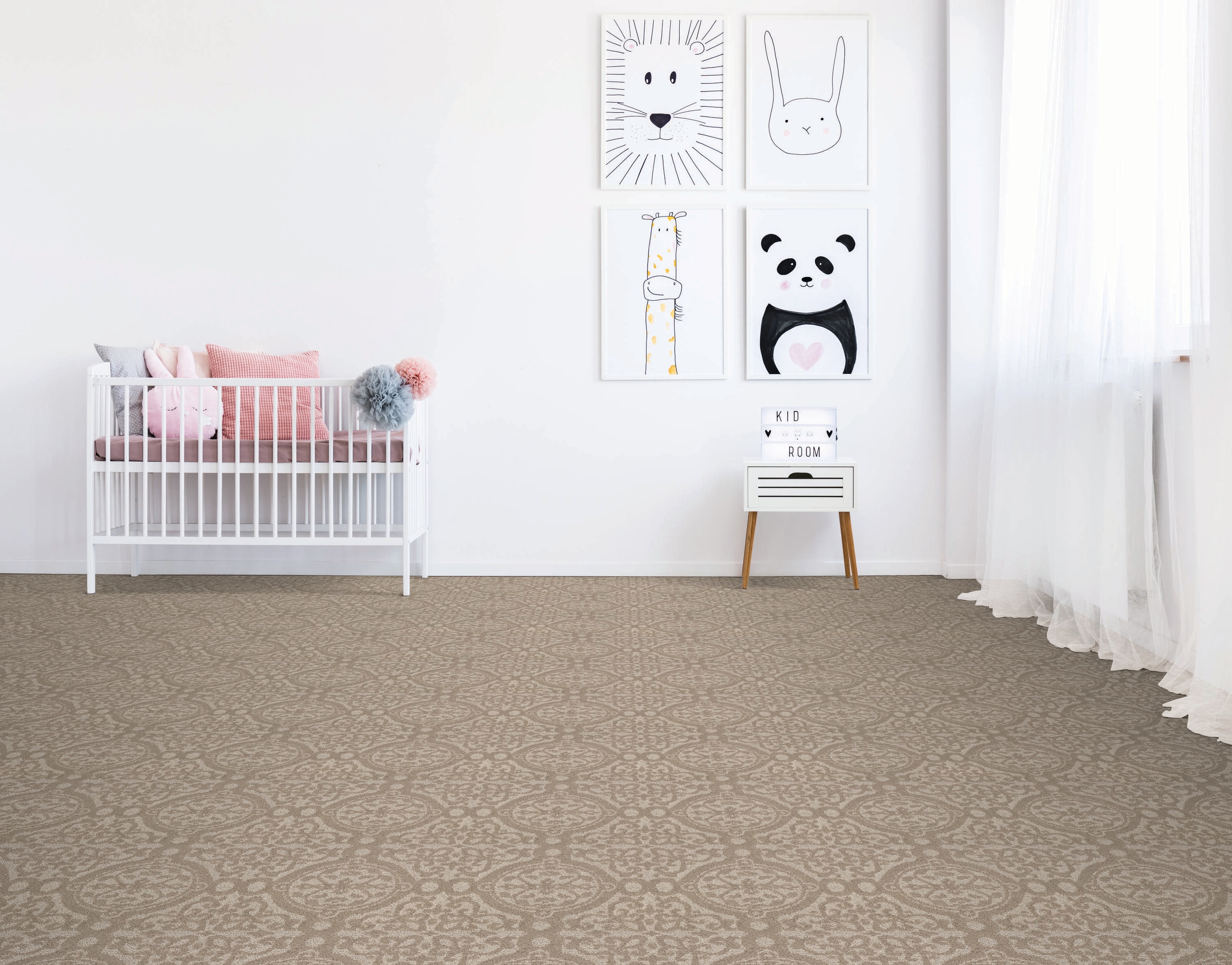 STAINMASTER So Happy Summer Forever Pattern Indoor Carpet in the