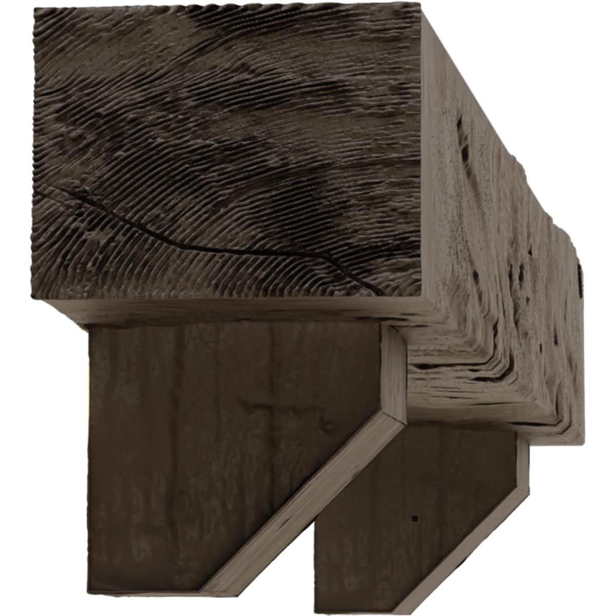 Ekena Millwork MANUHH08X08X36ASHD Mantel-Shelves - View #4