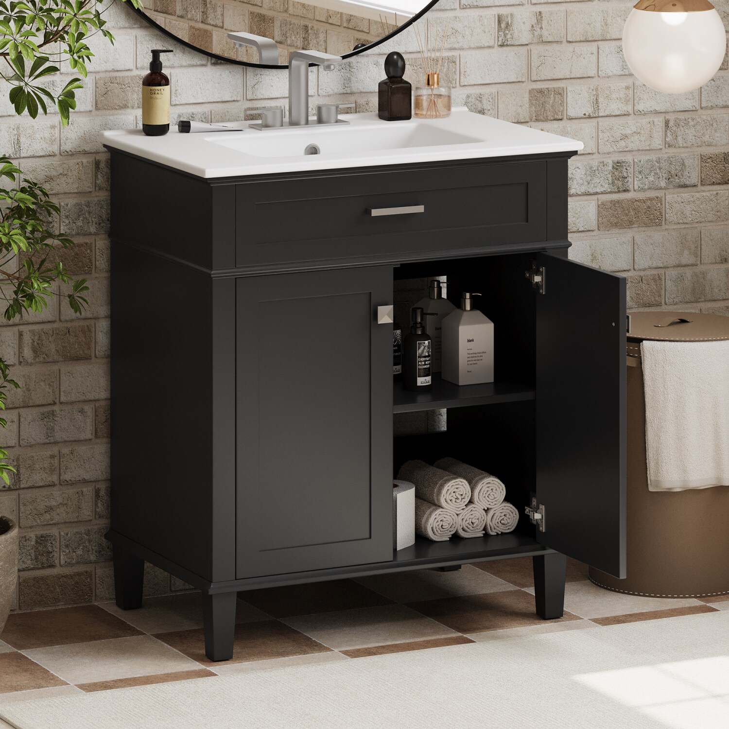 Streamdale Furniture N729P173380B Bath-Vanity-Combo - View #3