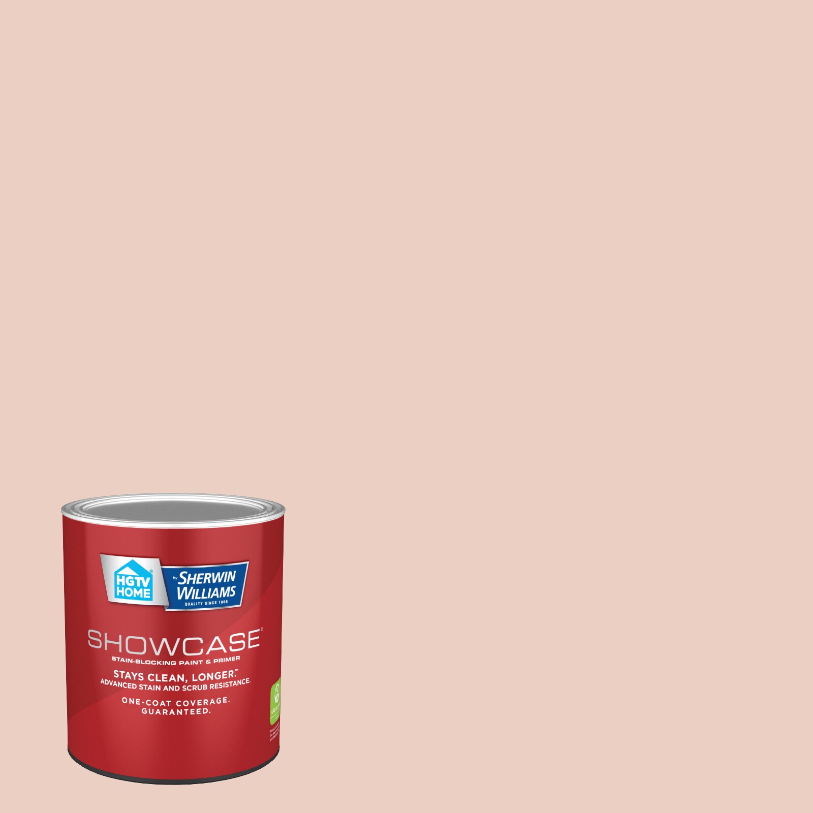 HGTV HOME by Sherwin-Williams HGSW2067-935219 Showcase Flat Romance HGSW6323 Acrylic Interior Paint Paint + Primer ( 1-quart )