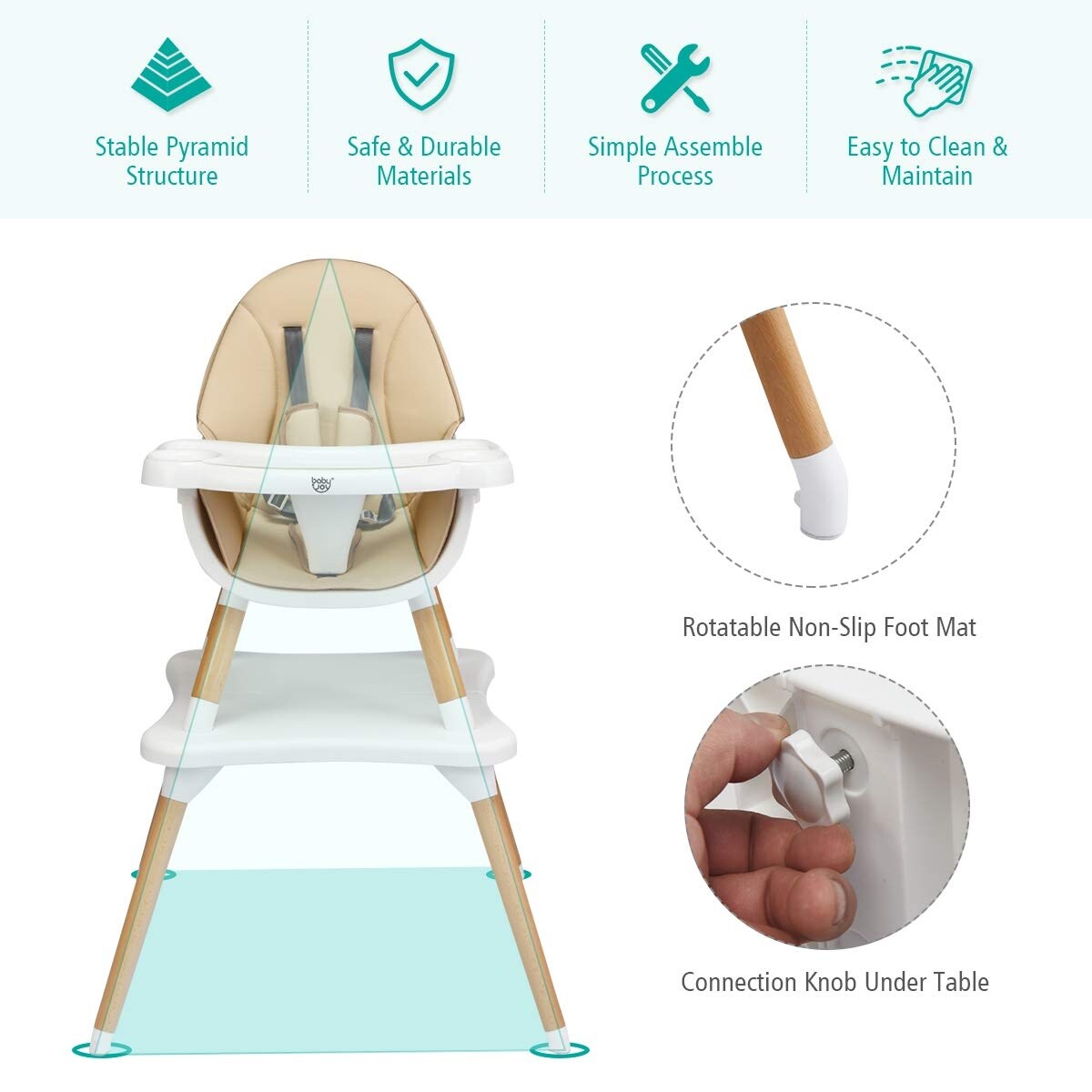 CASAINC WF-HYSN-0484SA Kids-Chairs - View #3