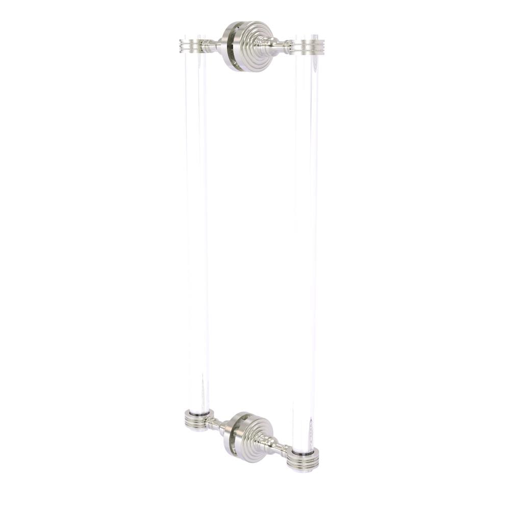 Allied Brass PG-406D-18BB-SN Satin nickel 18-Inches Hinged shower door Handle