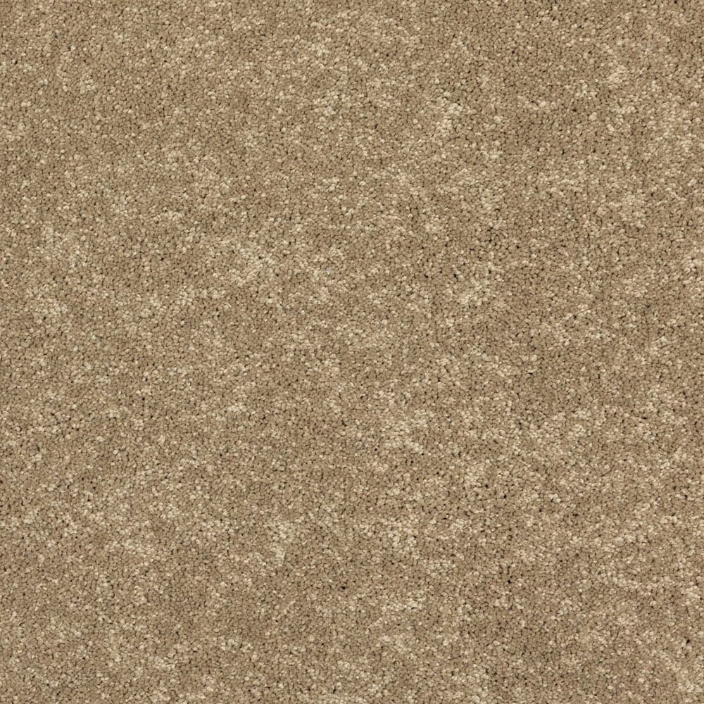 STAINMASTER STP35-12-L008 Uptown Trend II Buckskin Brown 48-oz sq yard Polyester Textured Indoor Carpet