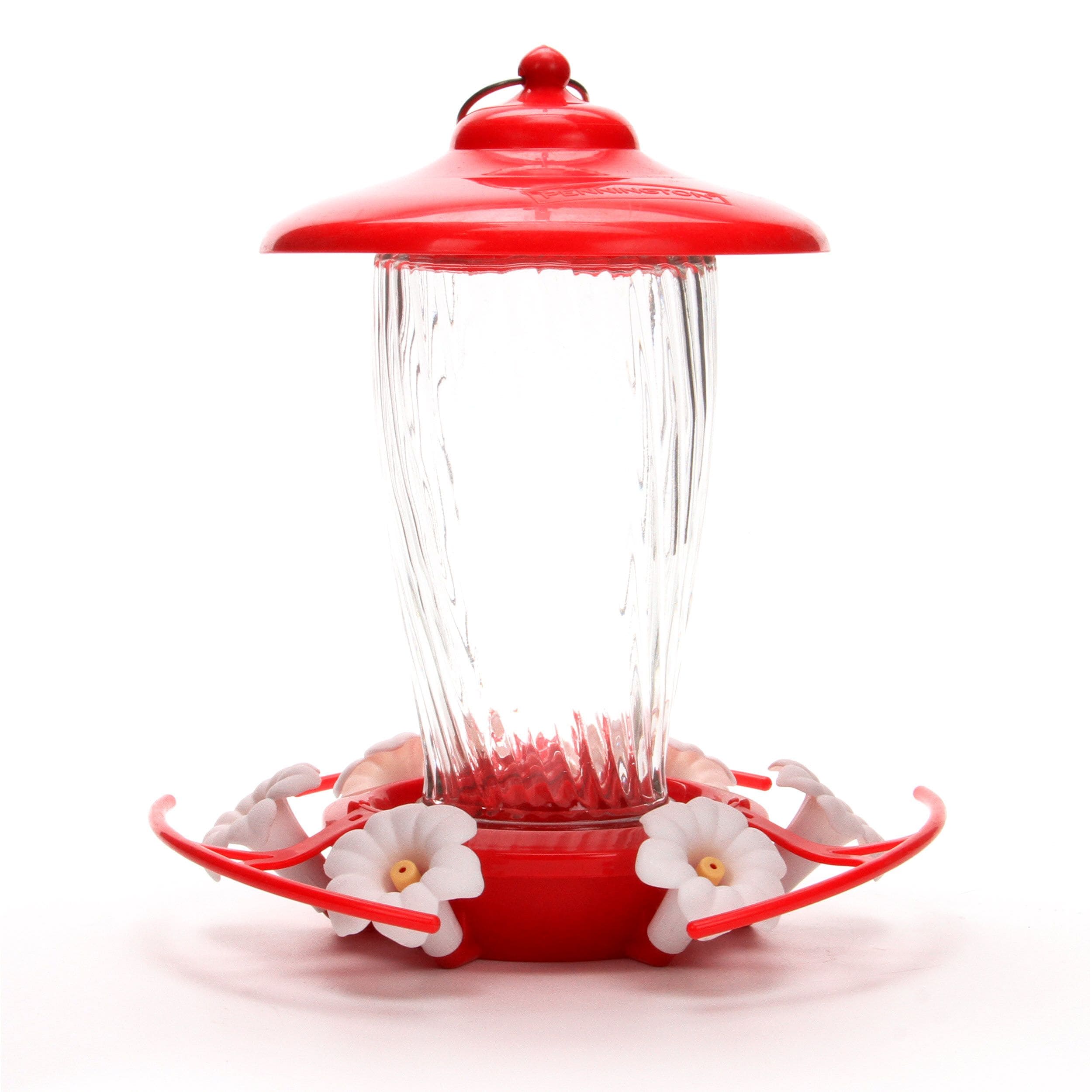 pennington glass hummingbird feeder 28 oz