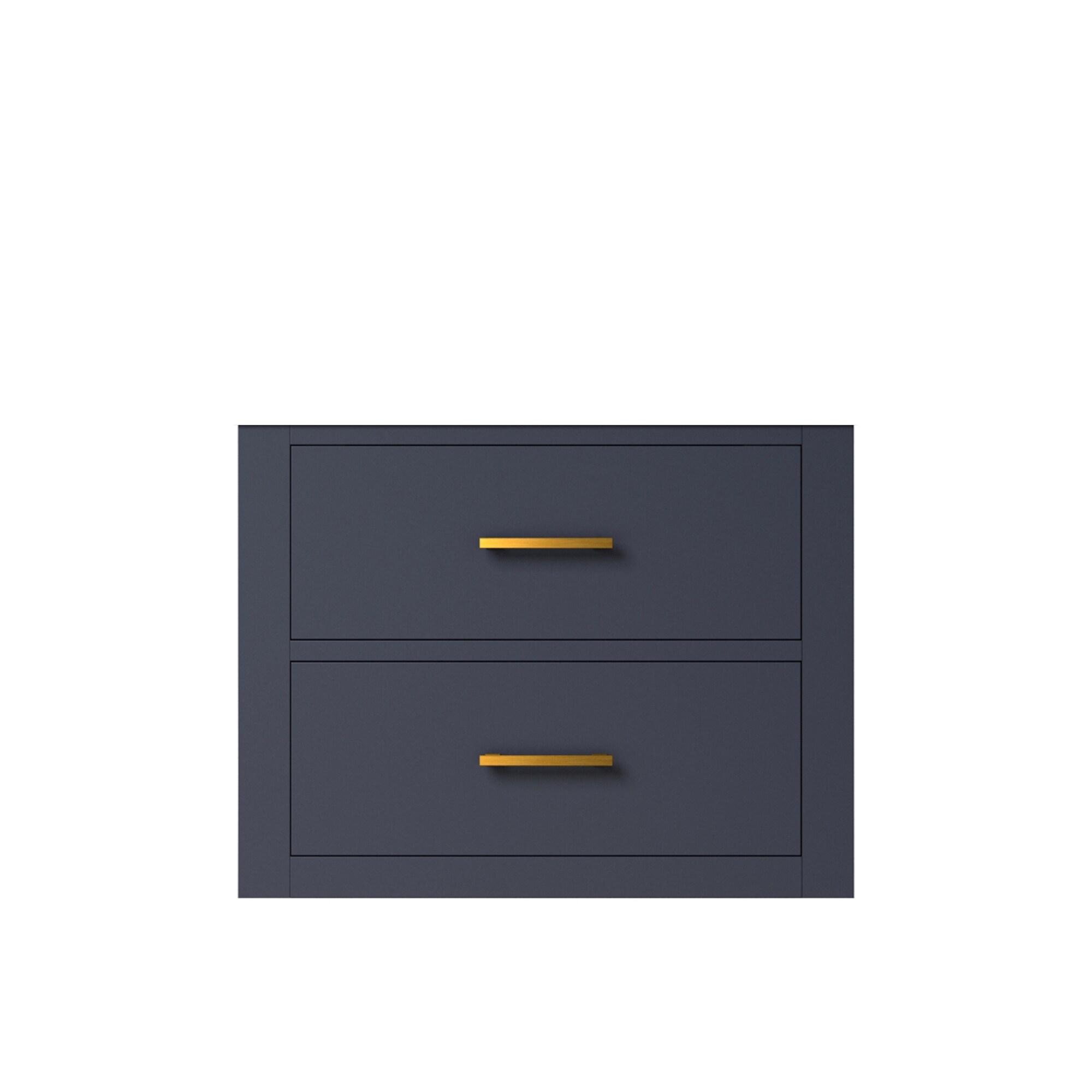 Lexora LVSO24SE000 Southold 24-in Blue Floating Bathroom Vanity Base Cabinet without Top