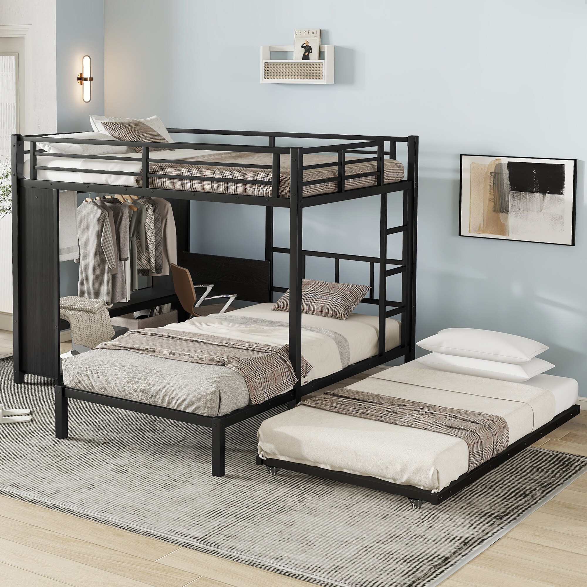 SINOFURN SYE140029WT Bunk-Beds - View #10