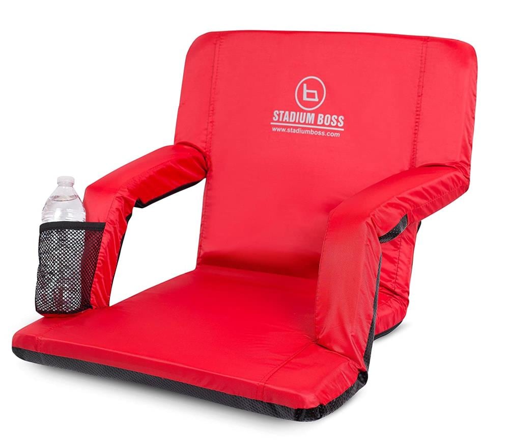 Portable Bleacher Stadium Chair Seat Cushion With Back – Easy Shopping  Center