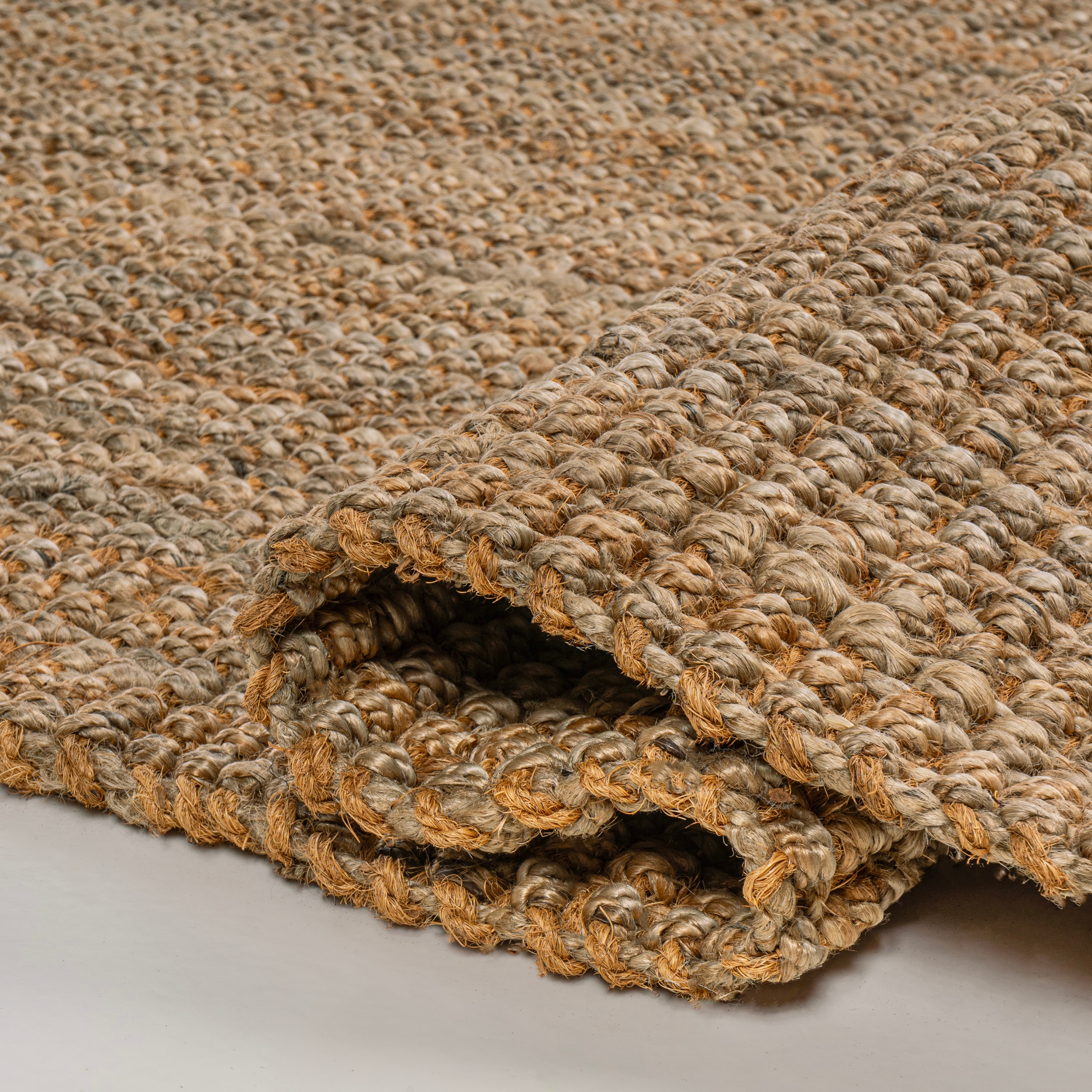 Handwoven Natural Jute Rectangular 3 x 5 Area Rug