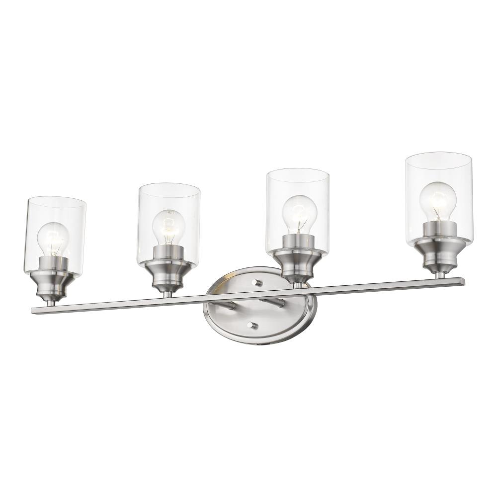 Acclaim Lighting IN41453SN Gemma 31.25-in 4-Light Satin Nickel Transitional Vanity Light