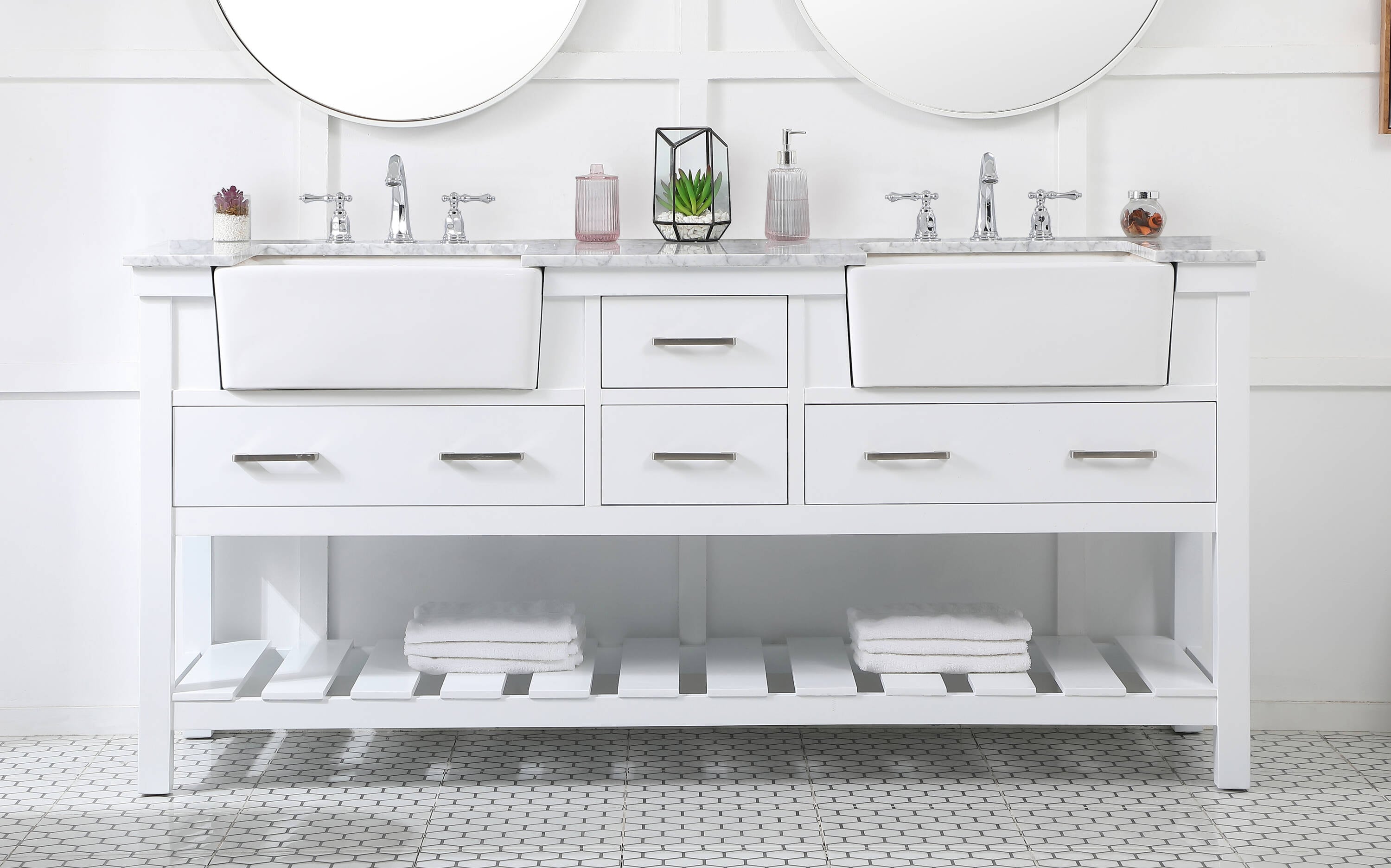 Elegant Decor HF180516DWH Bath-Vanity-Combo - View #2