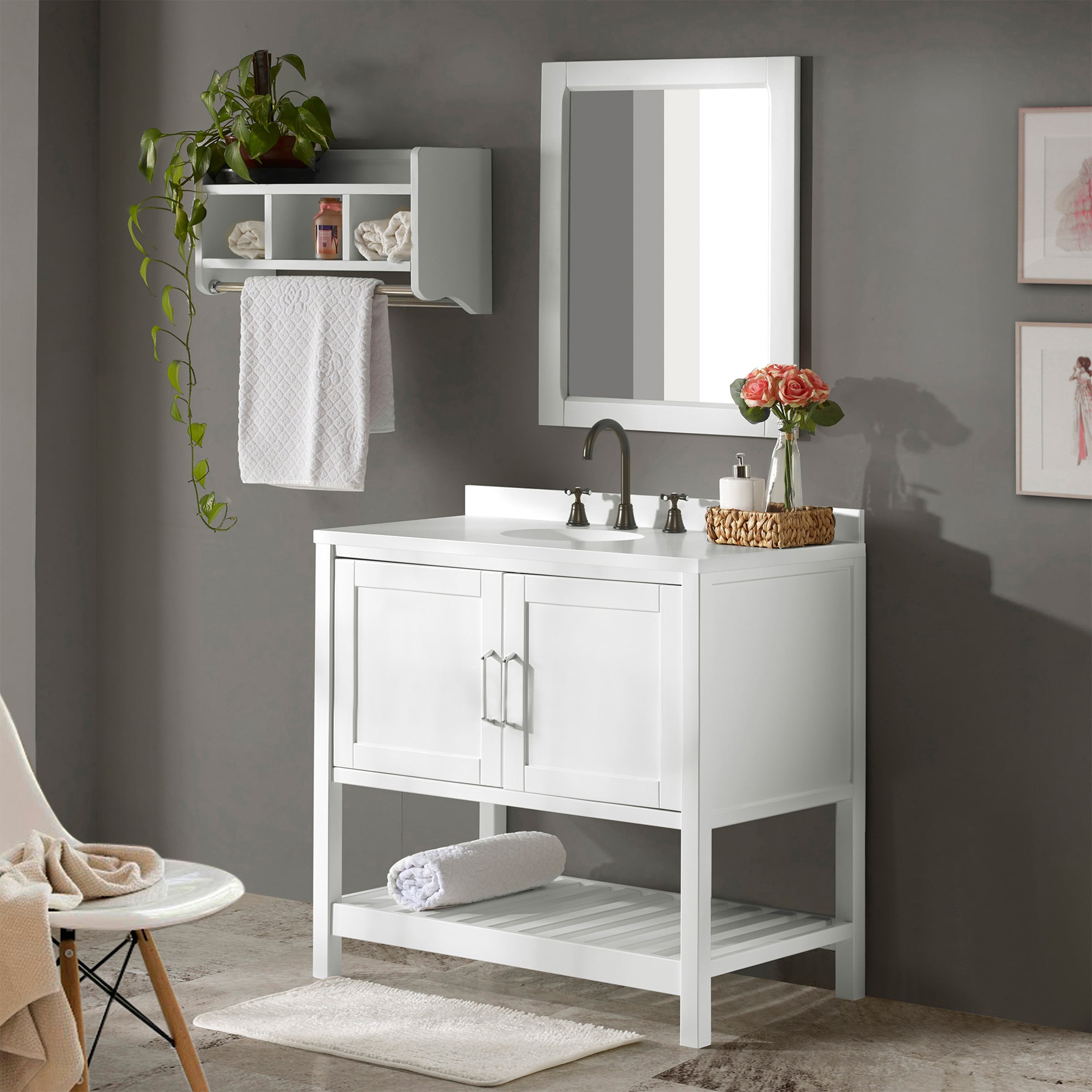 Alaterre Furniture AVAN36WHAA vanities - View #9