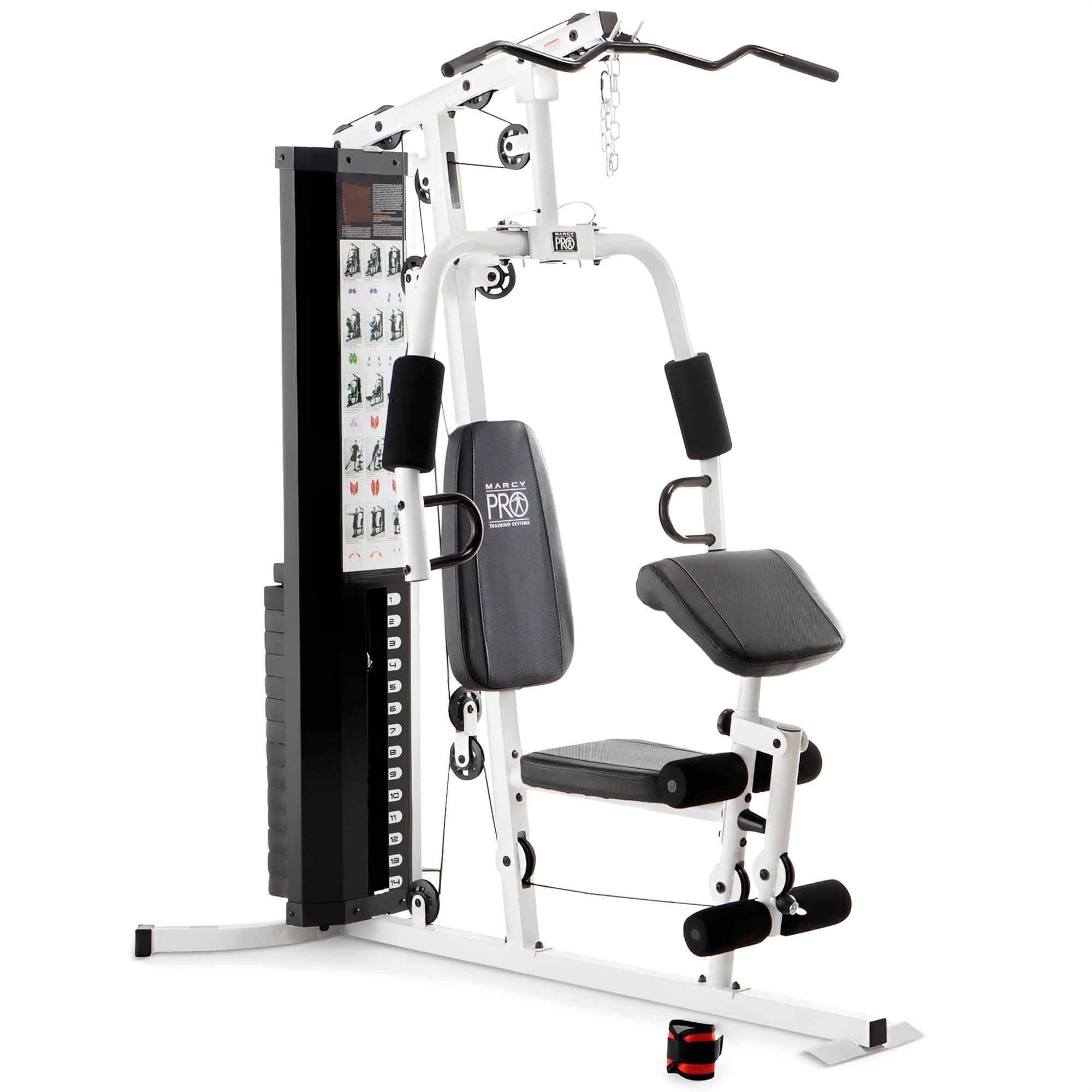 Marcy 84824 Dual-Functioning Upper Lower Body Fitness Workout 150-Pound Stack Home Gym