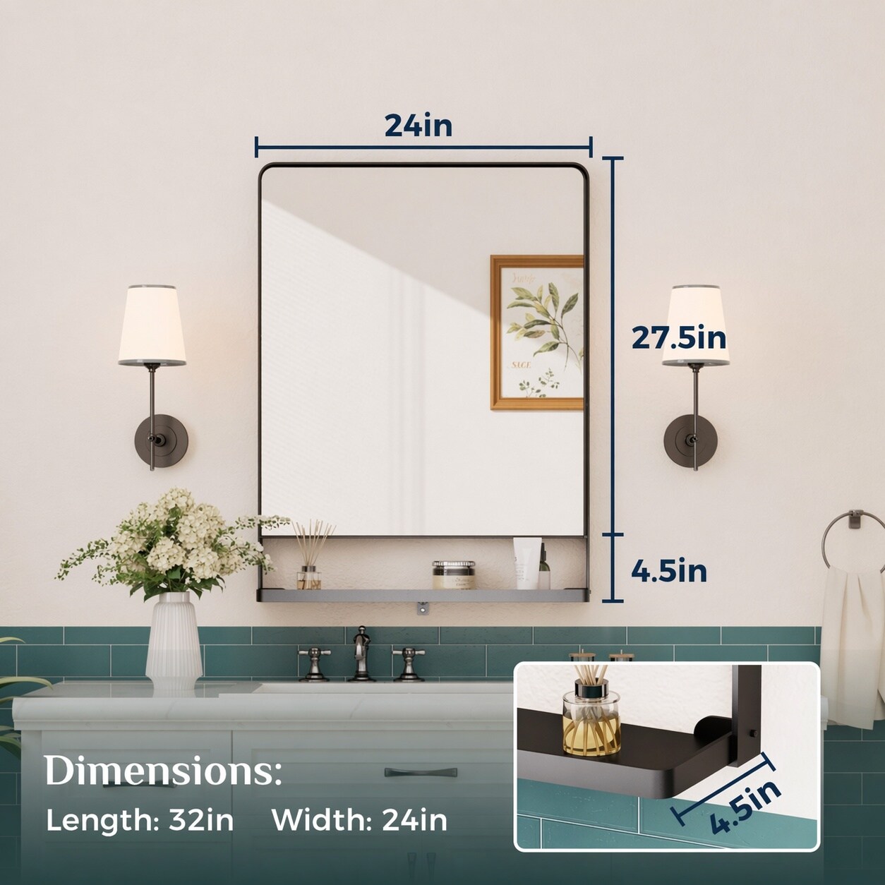 Aoibox LABSKW55 Decor-Mirrors - View #4