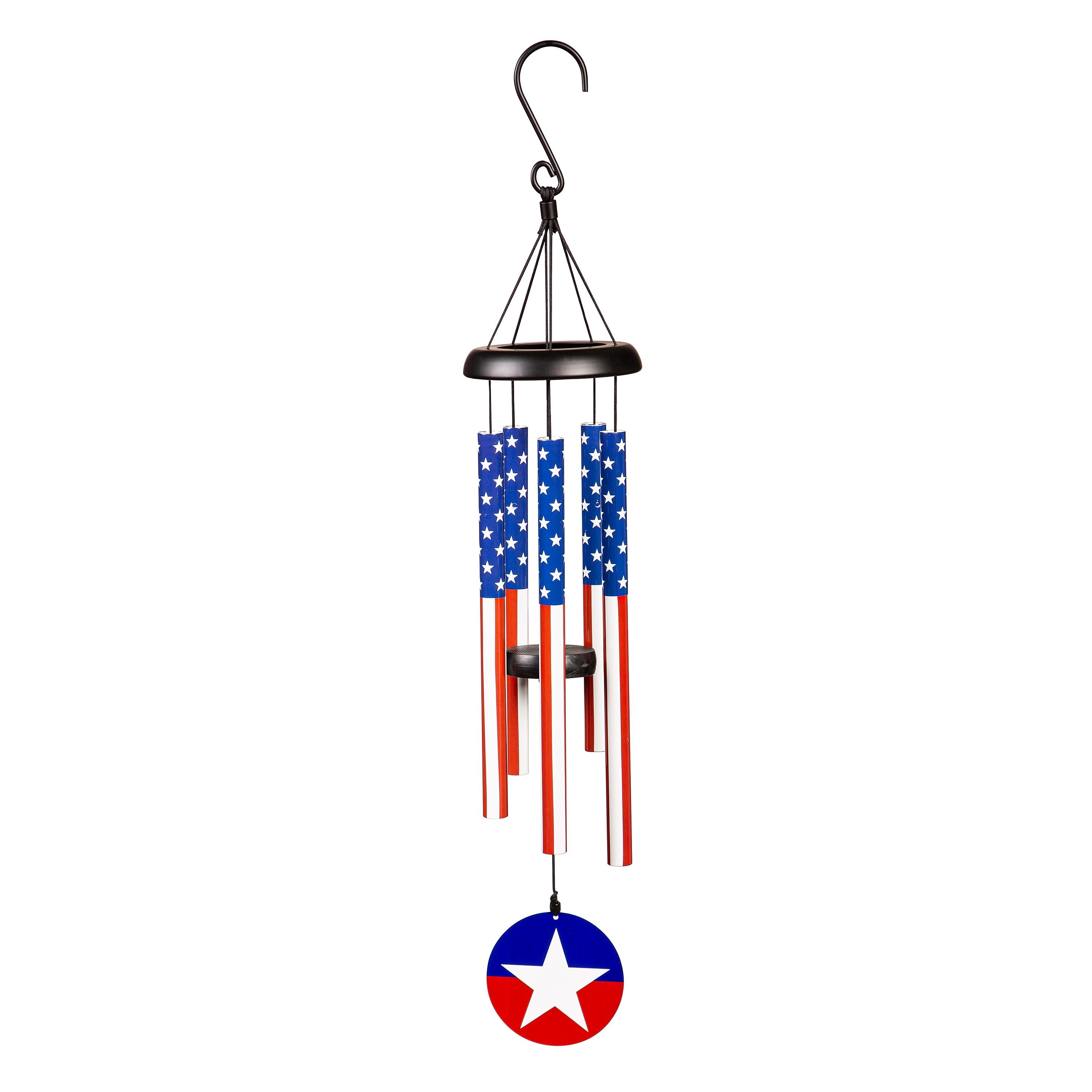 Evergreen 2WC2340 27-in Multi-color Metal Wind Chime