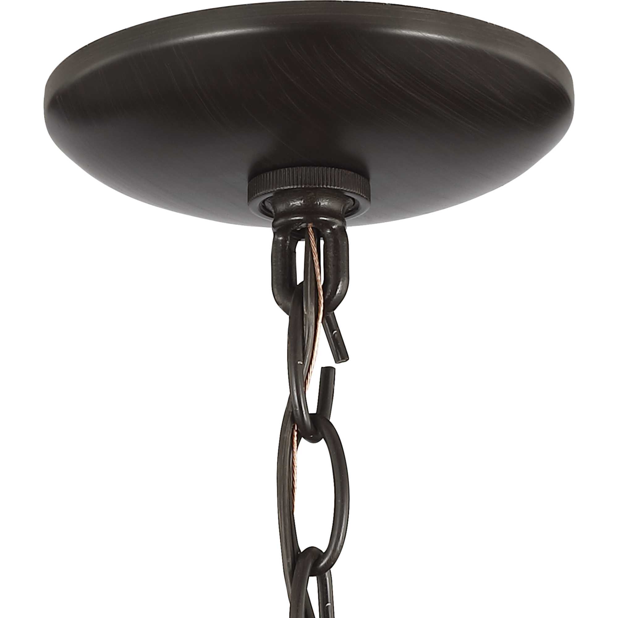 Brandywine Antique Bronze 5-Light Globe Pendant Chandelier