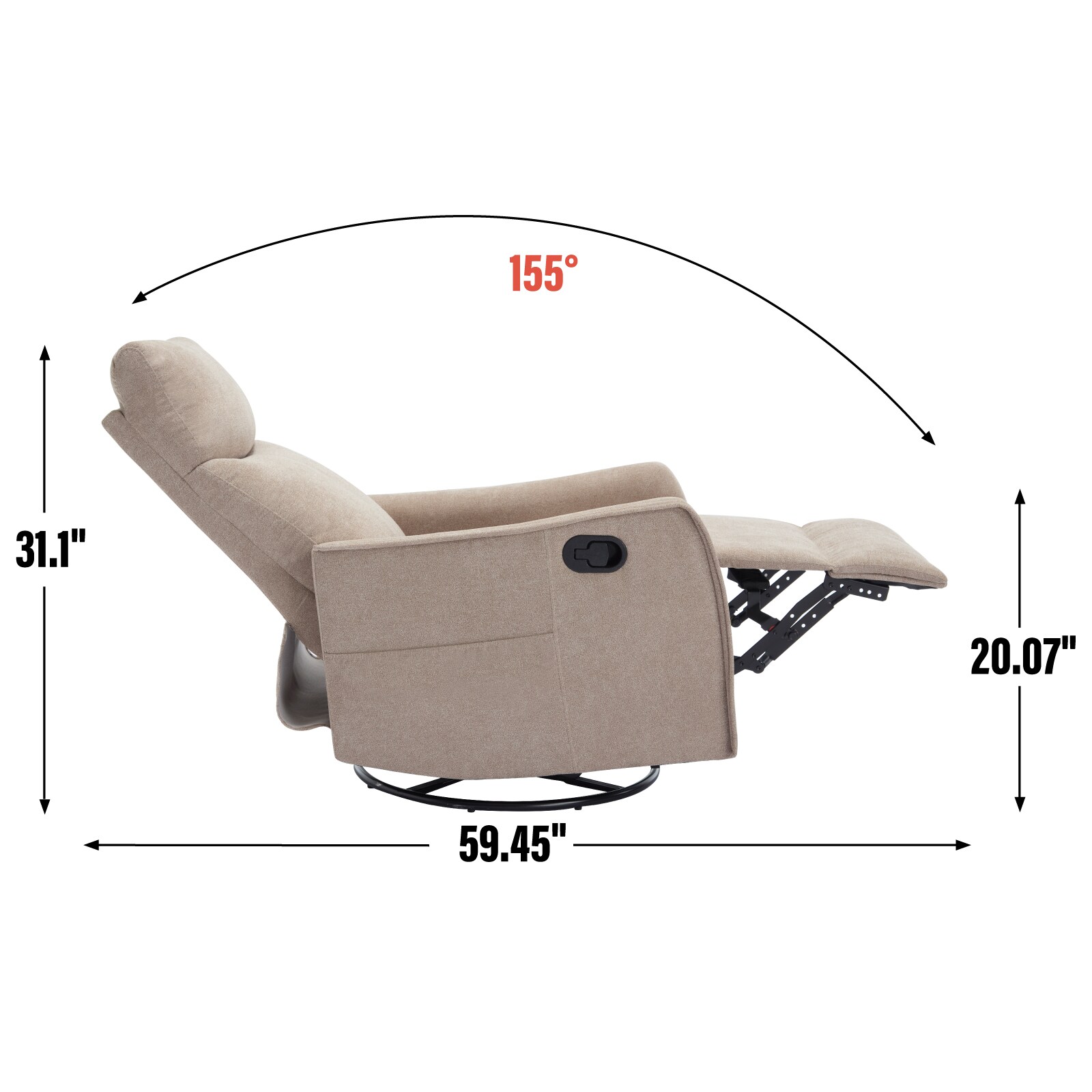 Clihome CL071-BL Massage-Chairs - View #13
