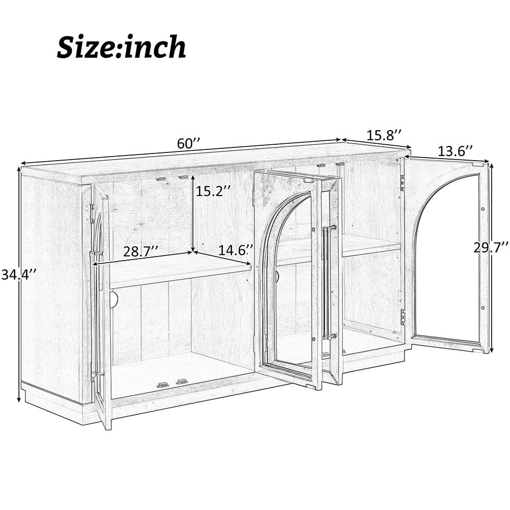 JUJABU DINCABINET-6 Dining-Kitchen-Storarge - View #6