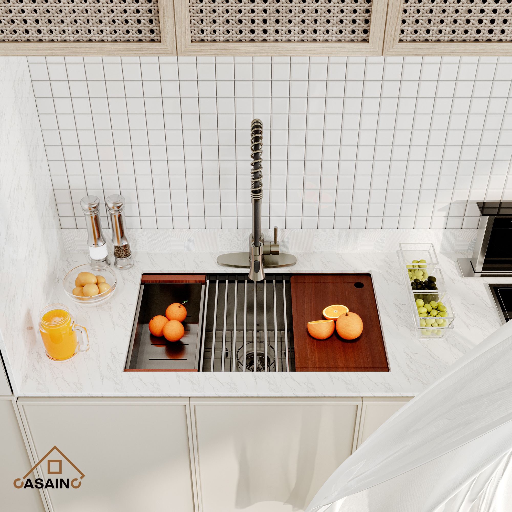 CASAINC KCSL0001-US30BN Kitchen-Sinks - View #2