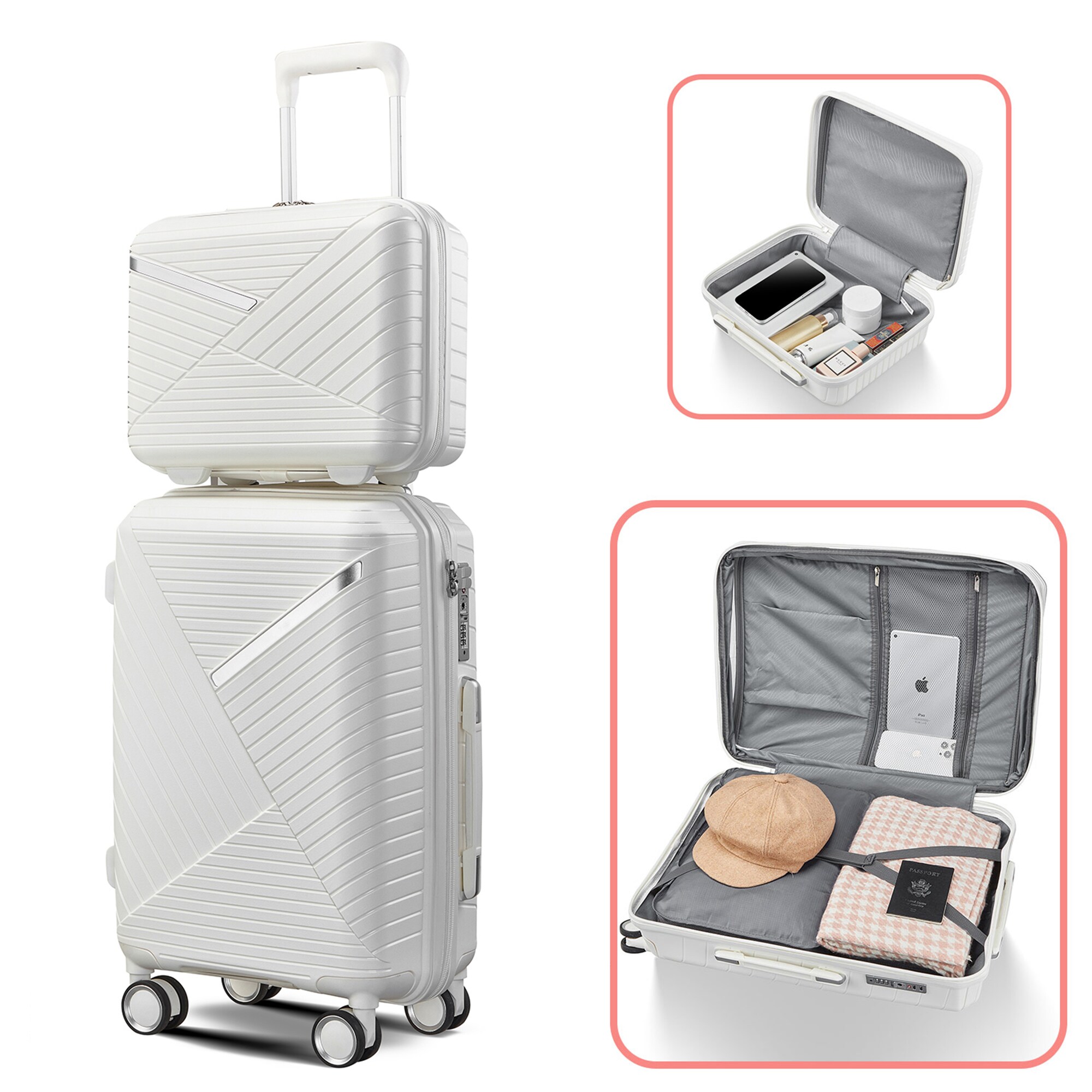 SINOFURN SYD9200001WT Luggage-And-Luggage-Sets - View #6