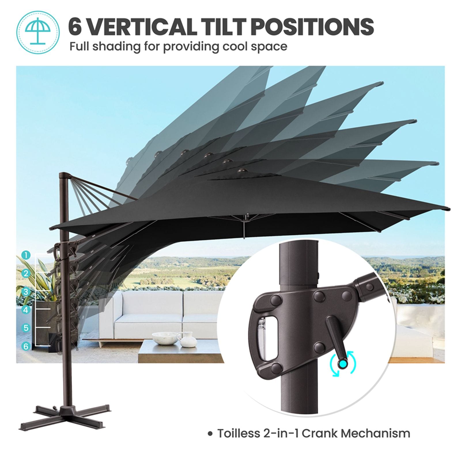Crestlive Products CL-PU051BLK Umbrellas-2 - View #7
