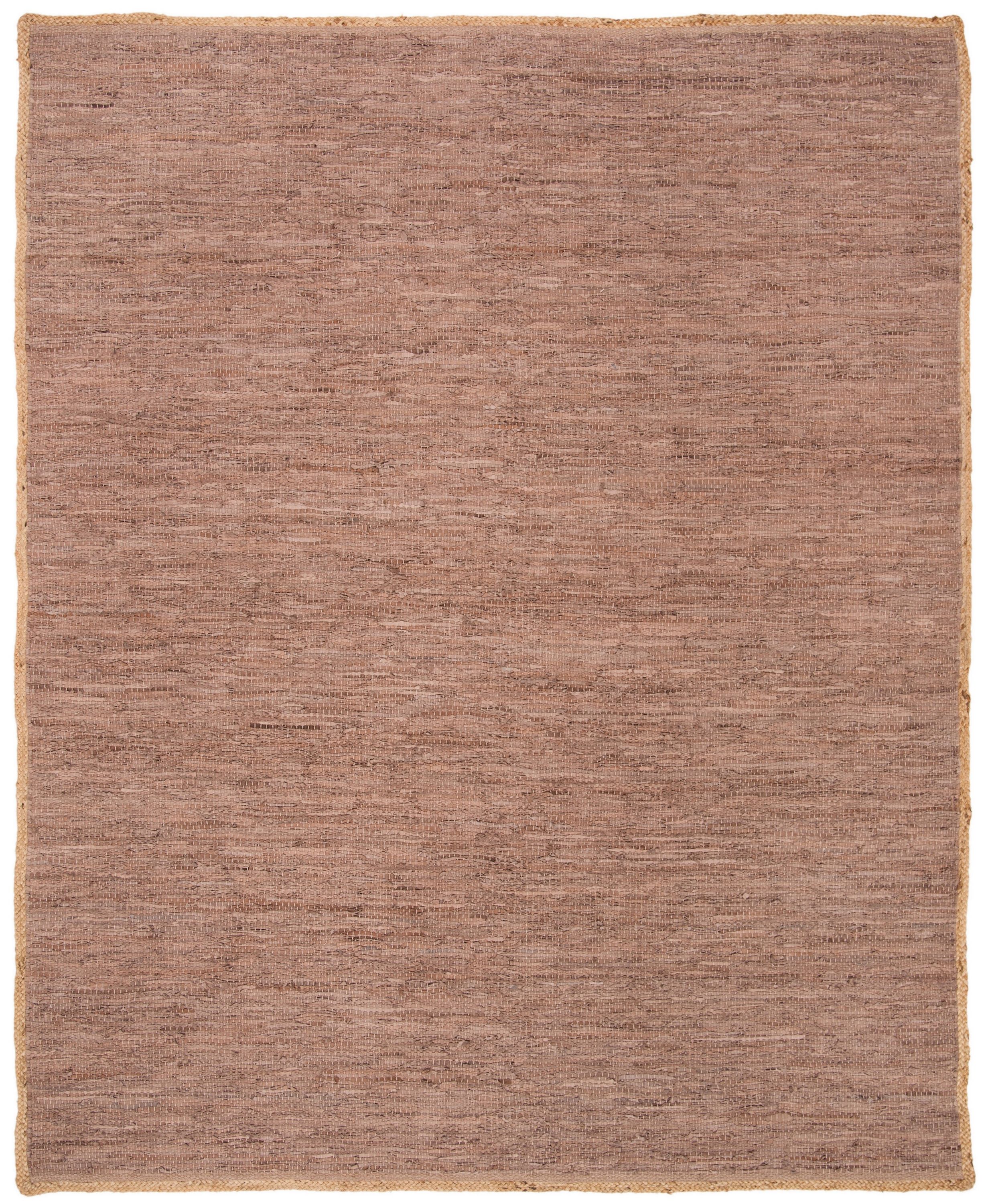 Safavieh CAP901T-5 Cape Cod Lisborn 5 x 8 (ft) Leather Brown/Natural Rectangular Indoor Abstract Coastal Area rug