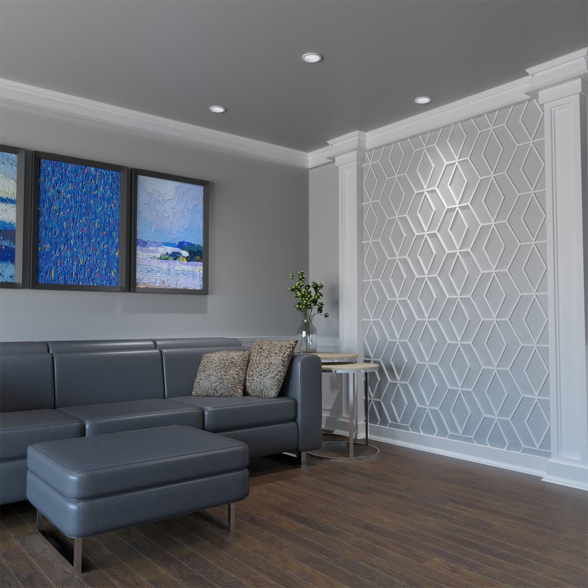 Ekena Millwork WALP12X12HRE Wall-Panels - View #3
