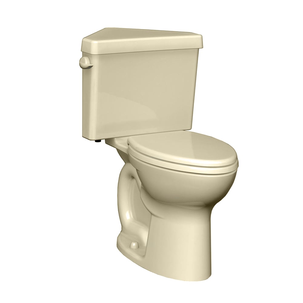American Standard Cadet 3 Bone Round Chair Height 2-piece Toilet 12-in Rough-In 1.6-GPF