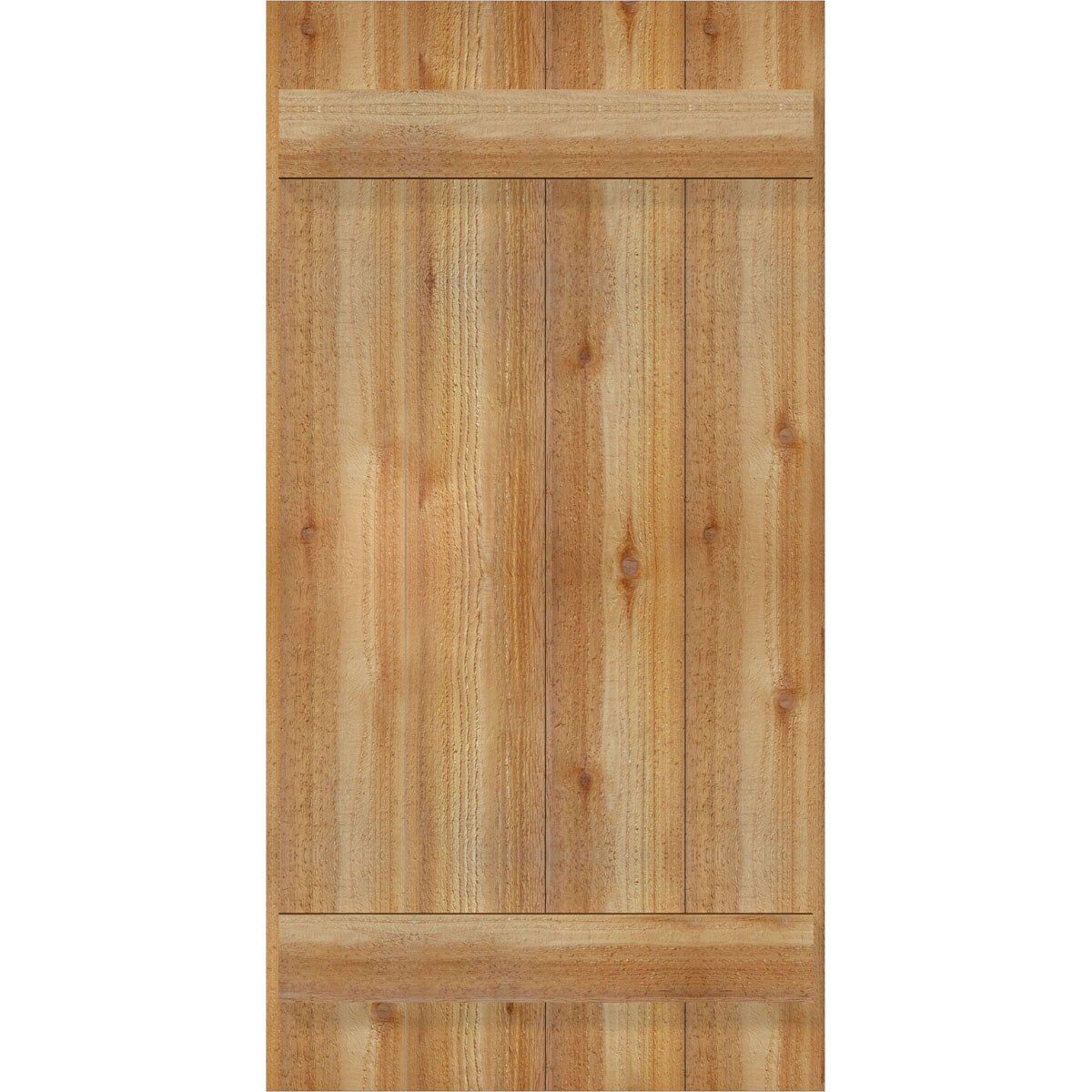 Ekena Millwork RBJ06S21X042RWR Exterior-Shutters - View #5