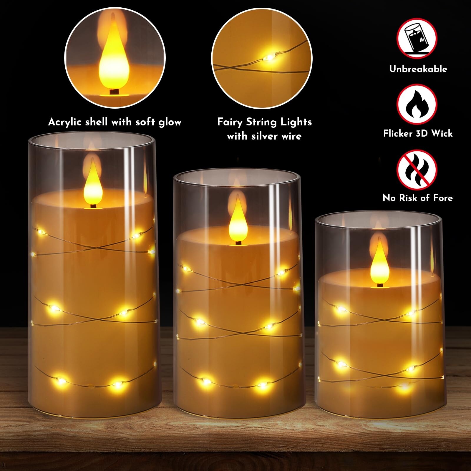 Phewnyzo LPW0604W013 candles - View #3