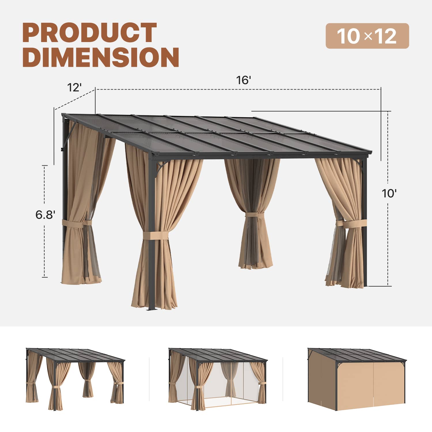 Sunmthink GB-059-10B14 Pergolas-2 - View #4