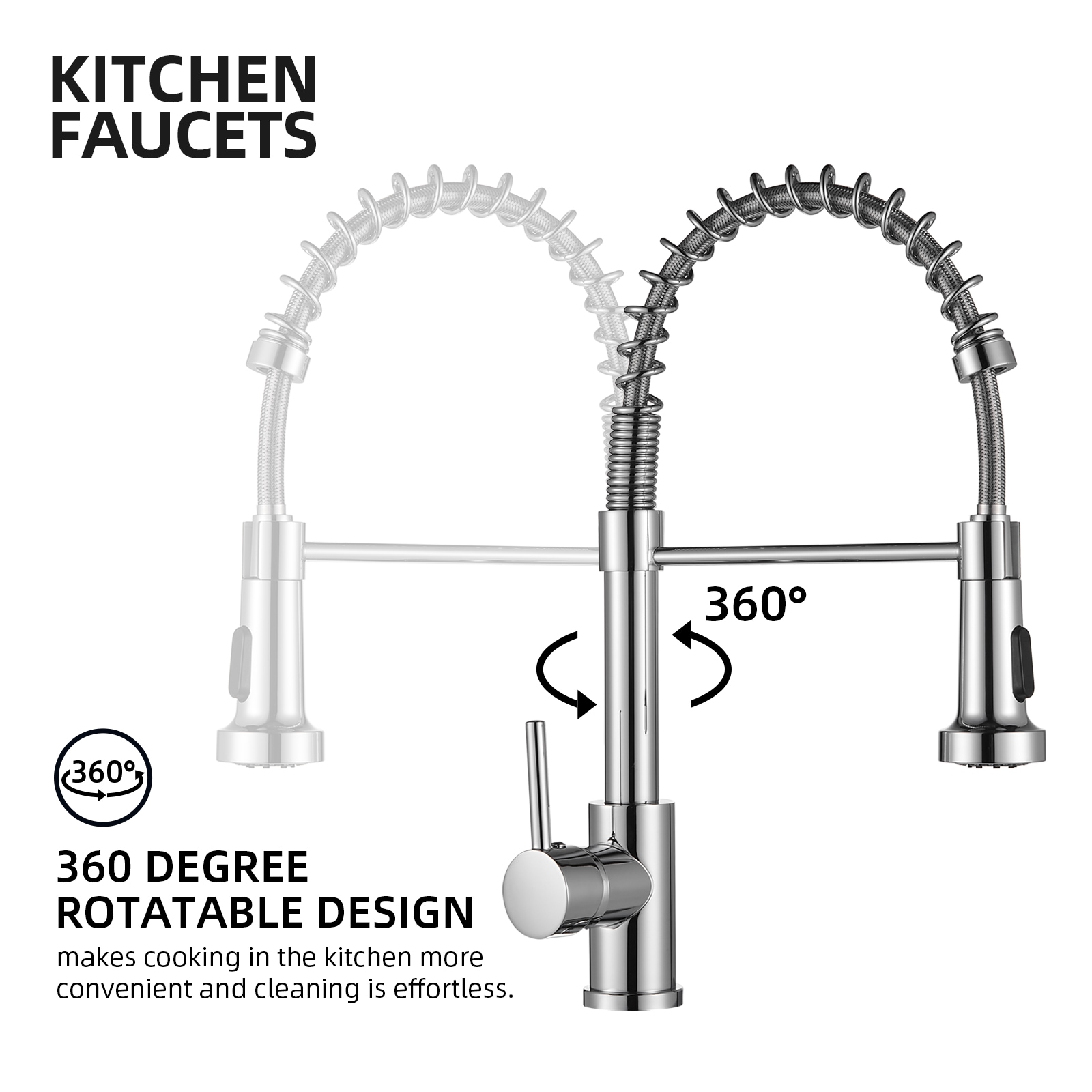 Zalerock L2KF41 Kitchen-Faucets - View #4