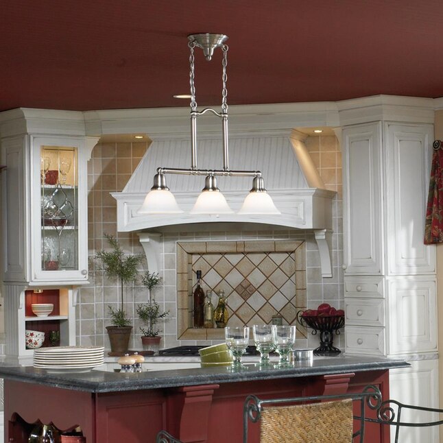 Sea Gull Lighting Sussex Brushed Nickel Transitional Kitchen Island Light Sea Gull Lighting Sussex Brushed Nickel Transitional Kitchen Island Light