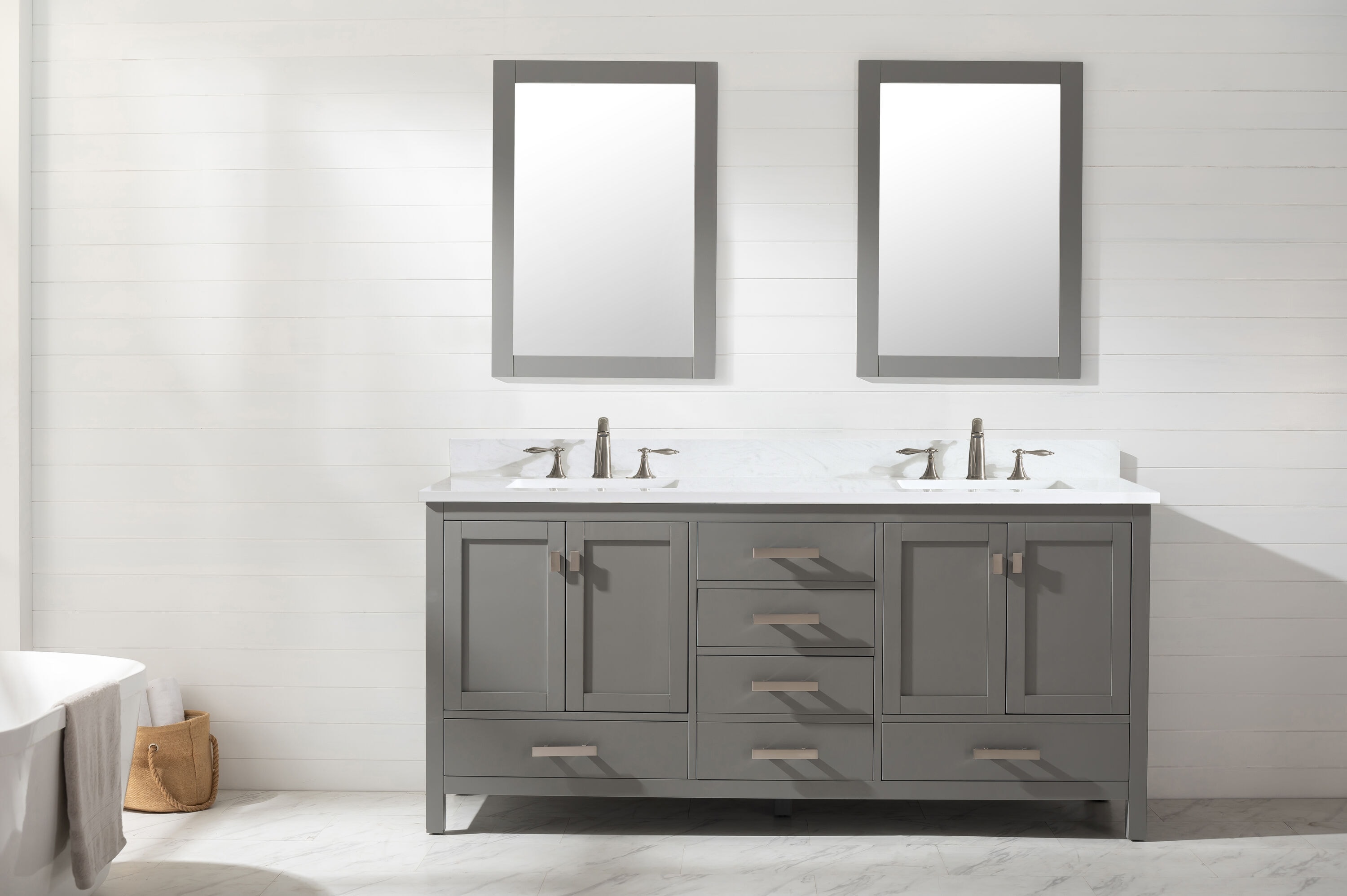 Design Element V01-72-GY Bath-Vanity-Combo - View #2