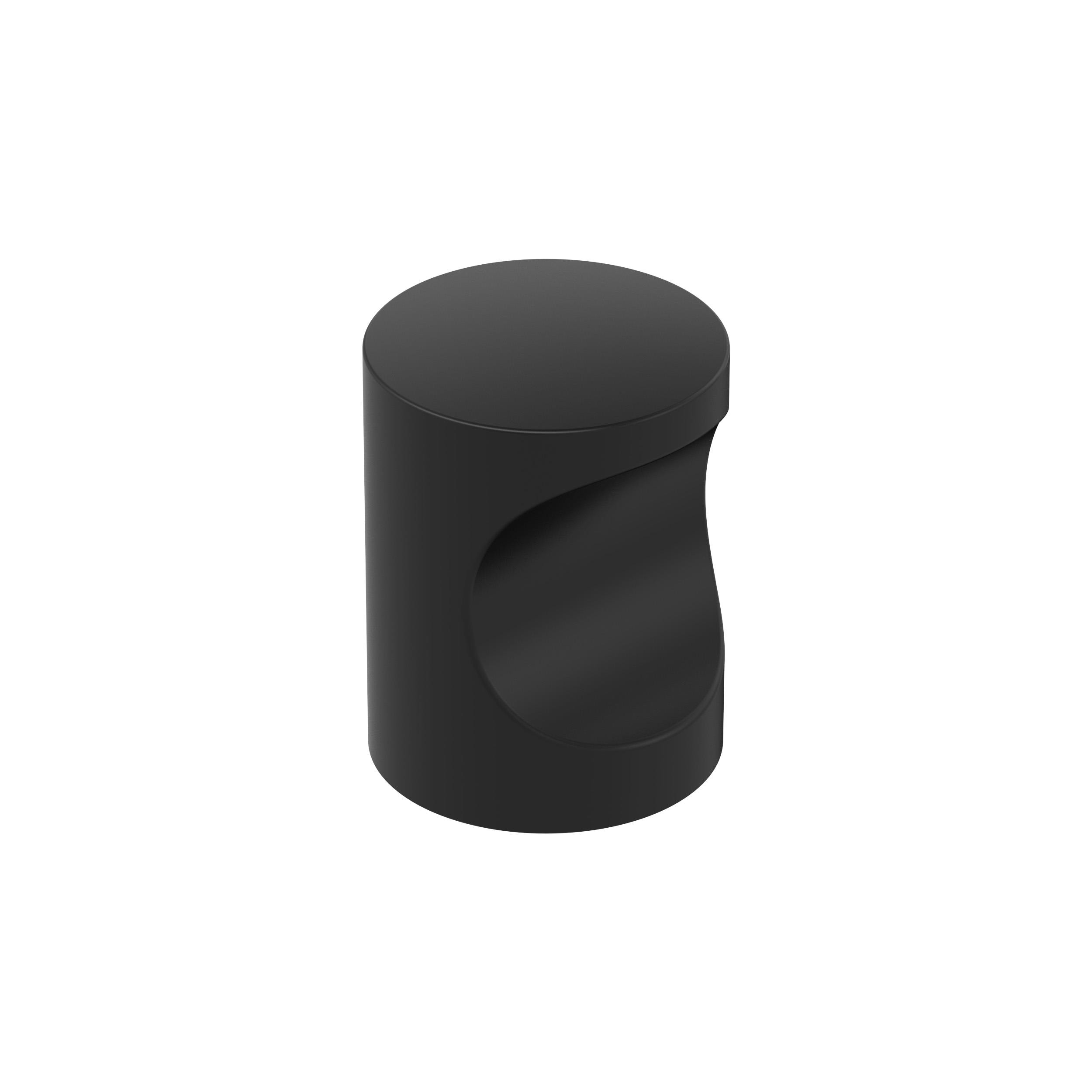 Amerock BP37026MB Whistle 11/16-in Matte Black Round Contemporary Cabinet Knob