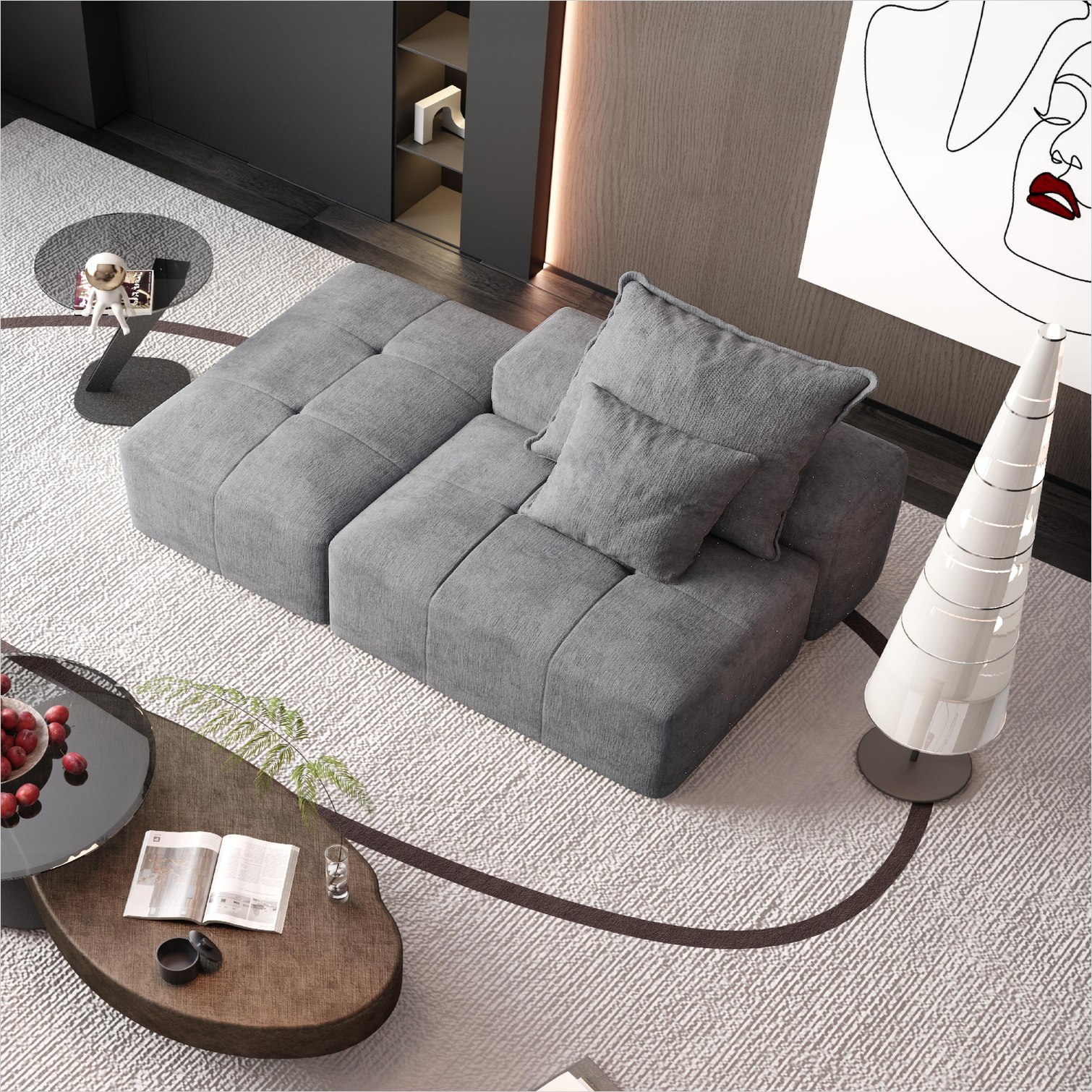 SunJet 243ICVTFCSH8 Sofas-Loveseats - View #2