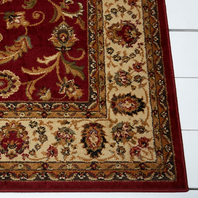 Indoor Damask Area Rug In The Rugs, How Big Is 5×7 Area Rug