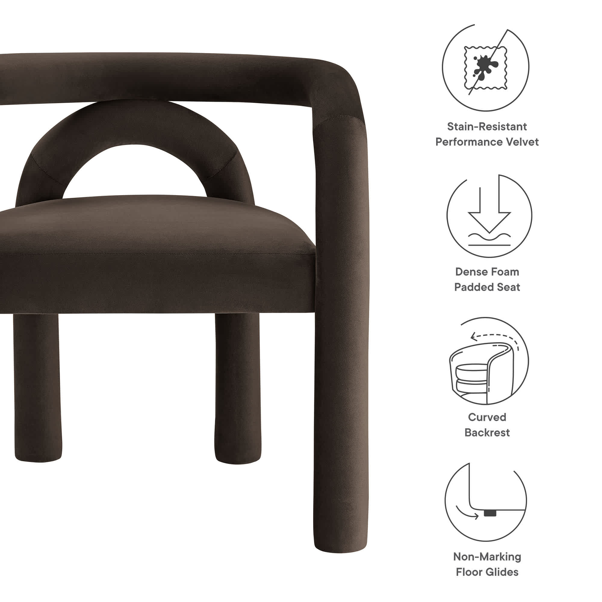 Modway EEI-7104-COA Dining-Chairs - View #2