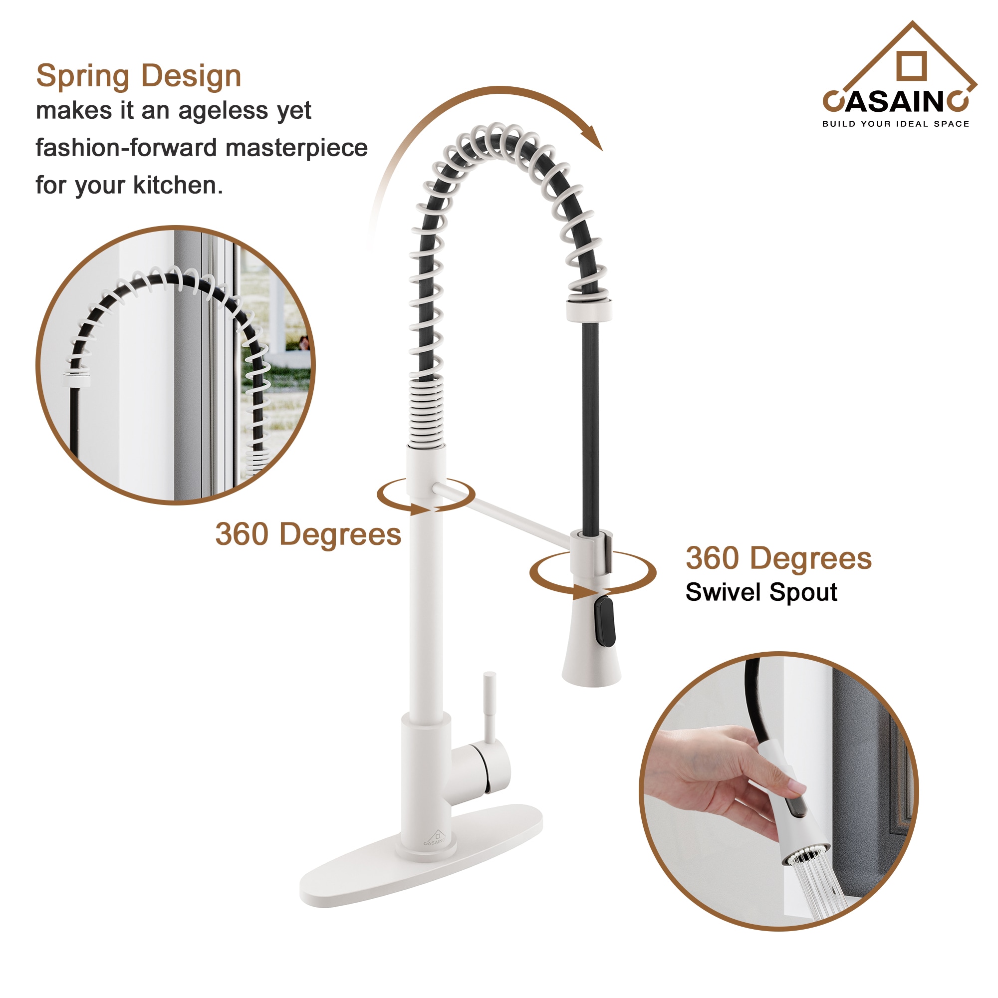 CASAINC ODB-LB-7605B Kitchen-Faucets - View #5