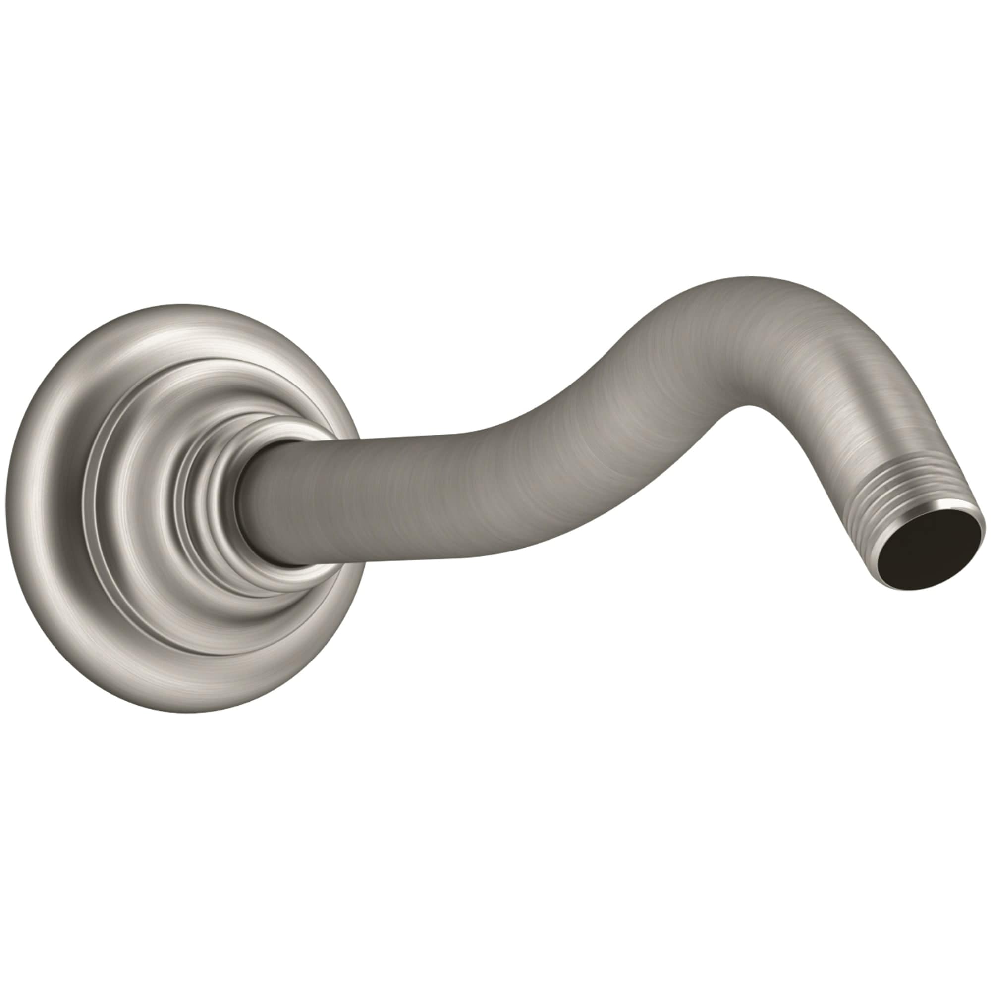 KOHLER 72775-BN Artifacts Vibrant Brushed Nickel 10.688-in Universal Shower Shower arm and flange